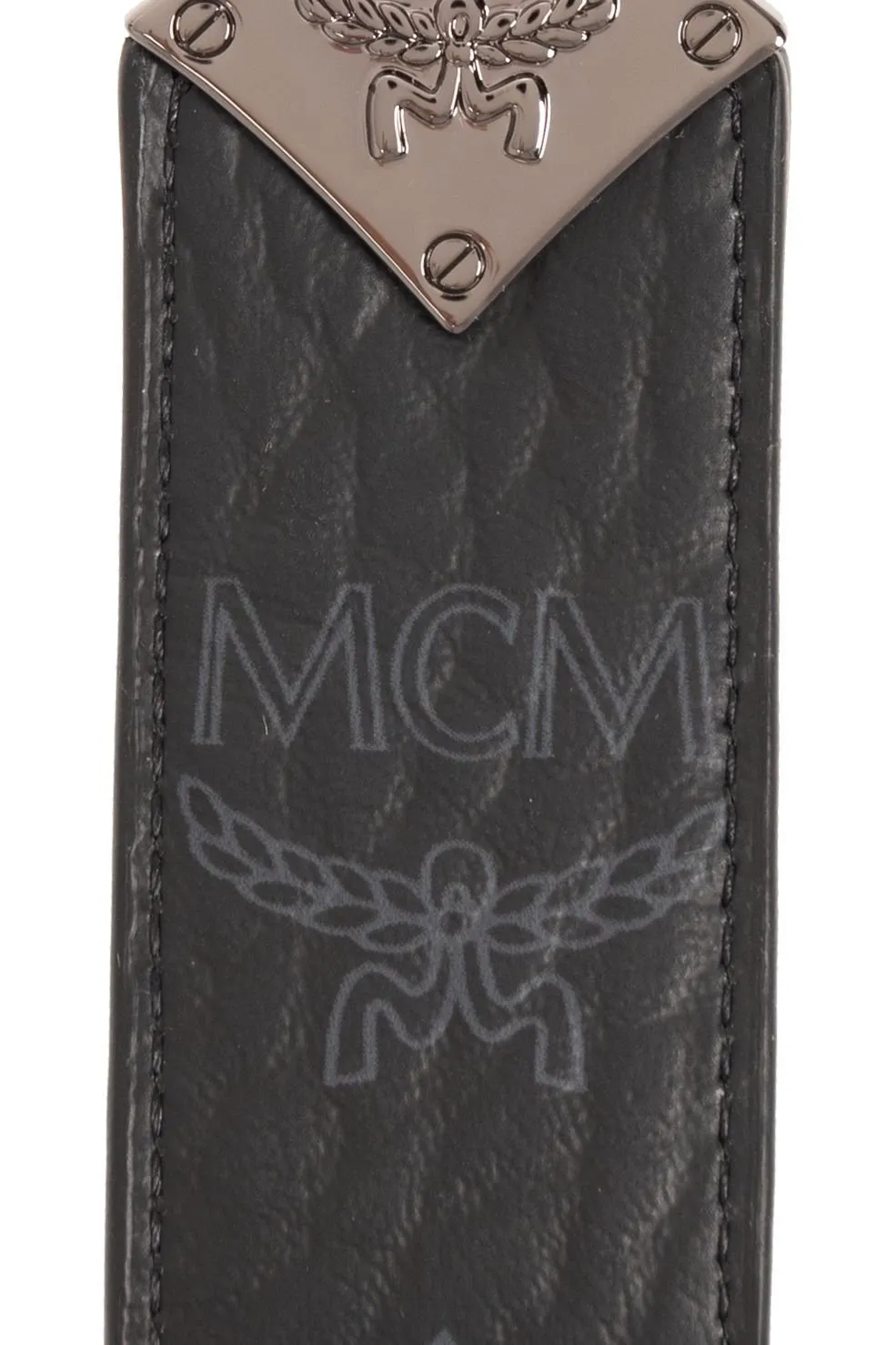 Mcm Logo Engraved Keyring