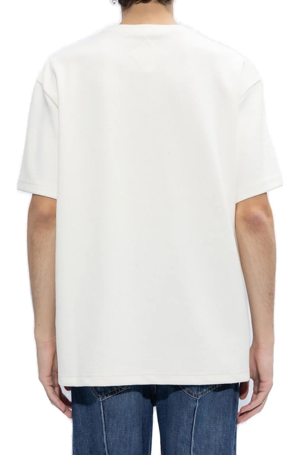 Mcm Logo Patch Crewneck T-Shirt