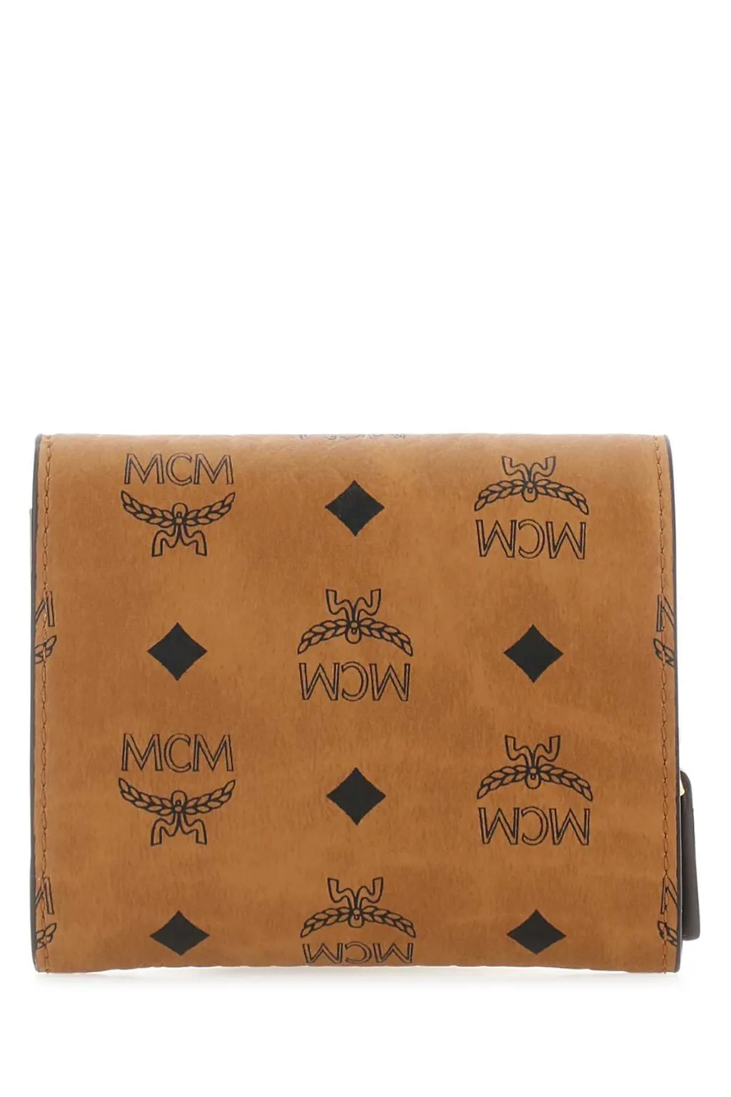 Mcm All-Over Logo Printed Wallet