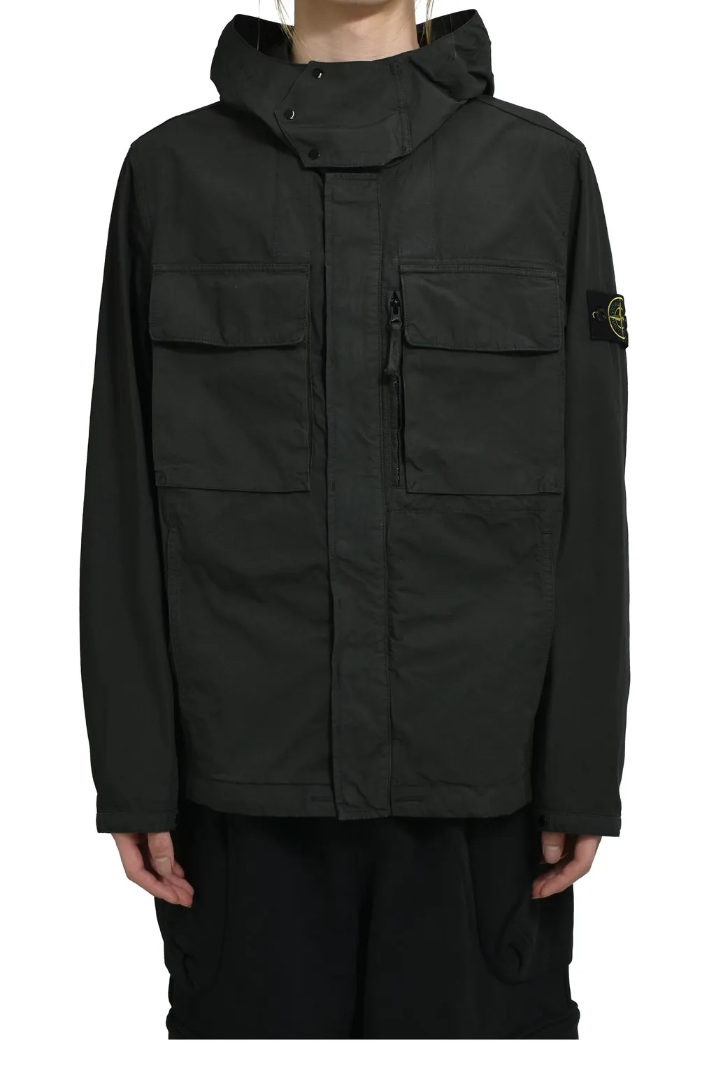 Short Parka / Lead Grey