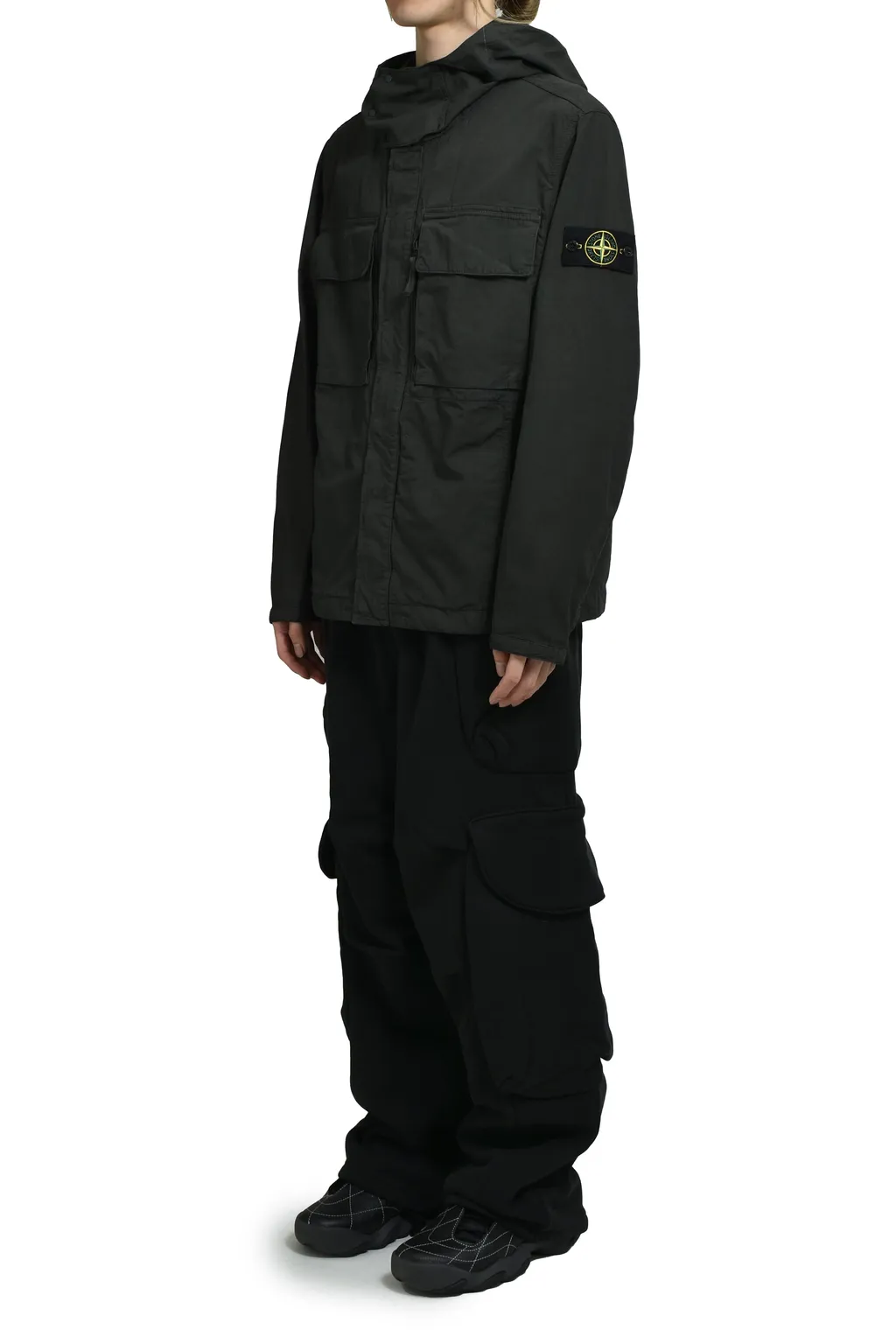 Short Parka / Lead Grey