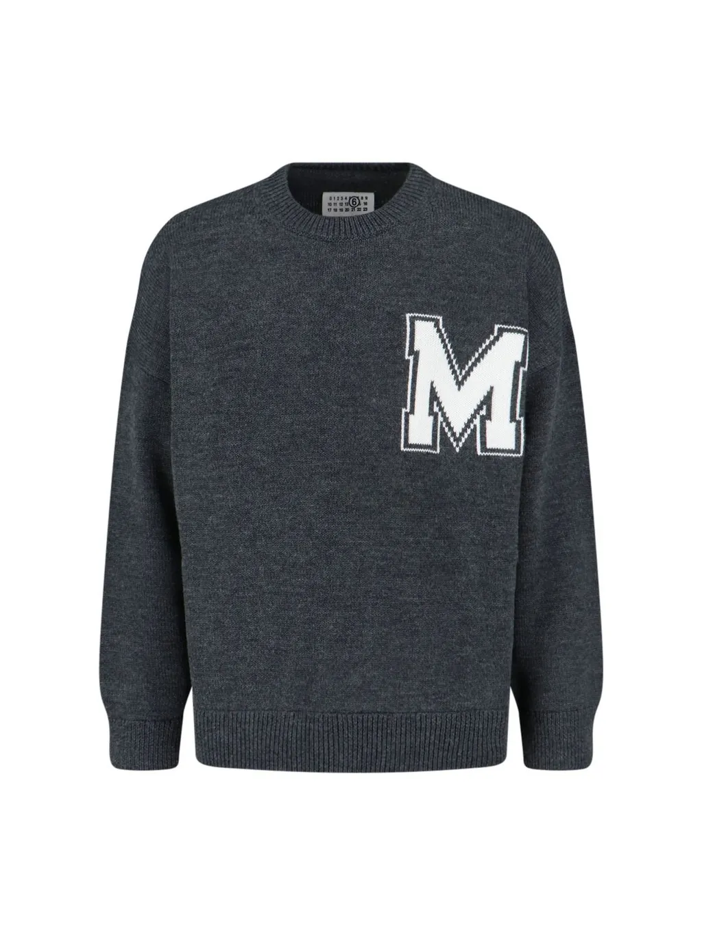 Mm6 Maison Margiela Varsity Knitted Sweater