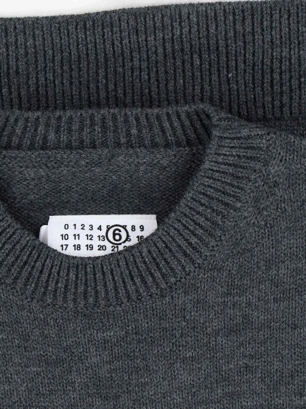 Mm6 Maison Margiela Varsity Knitted Sweater
