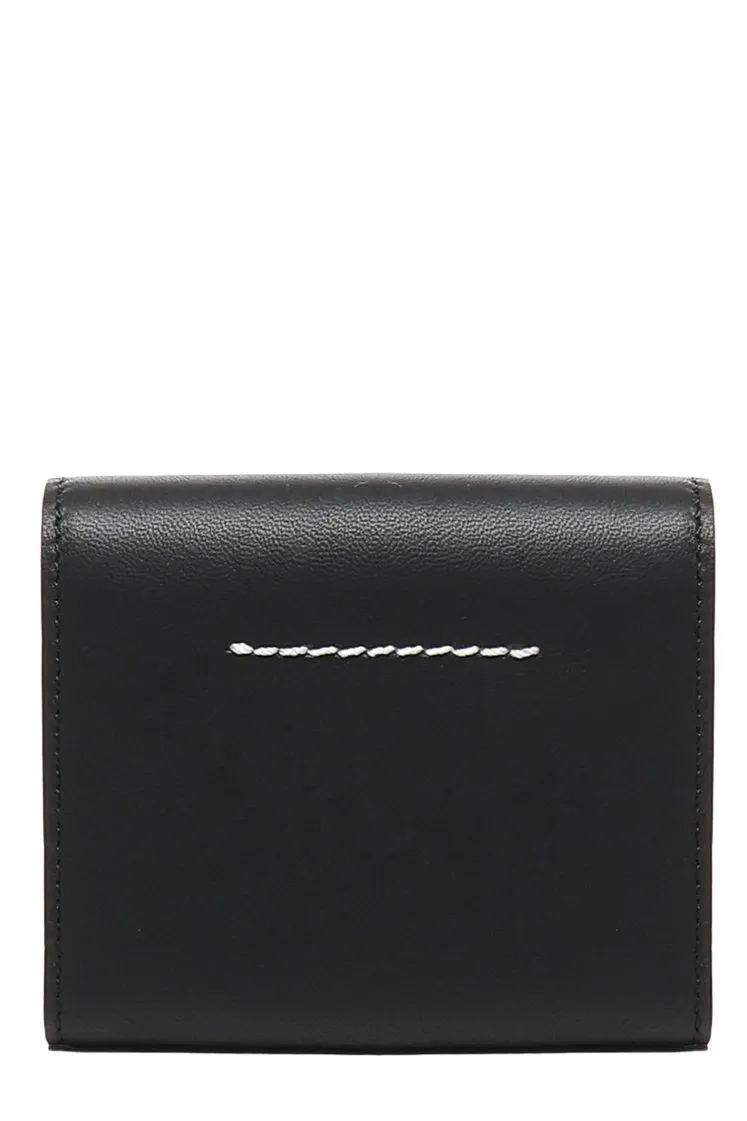 Mm6 Maison Margiela Numbers-Plaque Tri-Fold Wallet