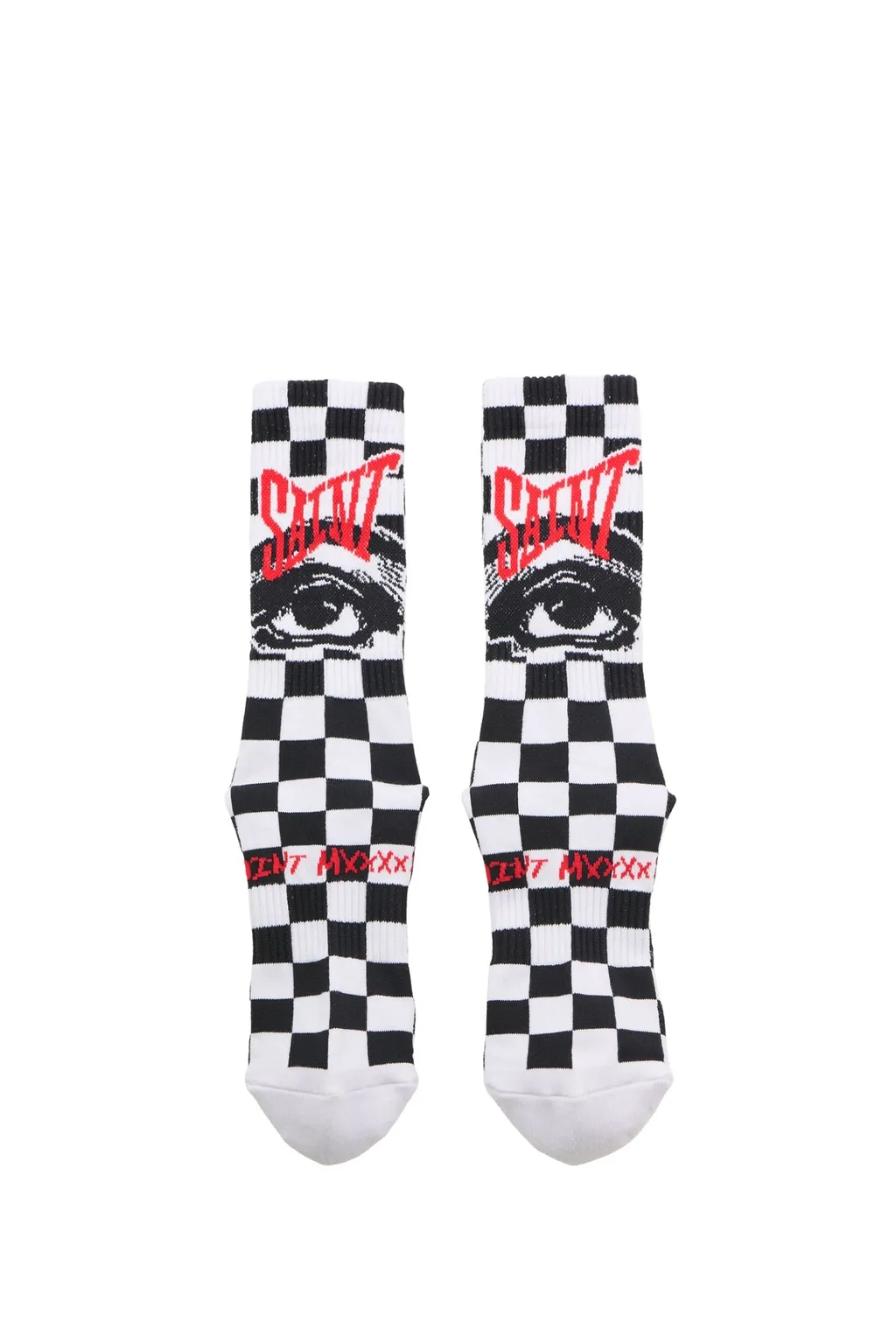 Socks/Eye+White / Blk/Wht