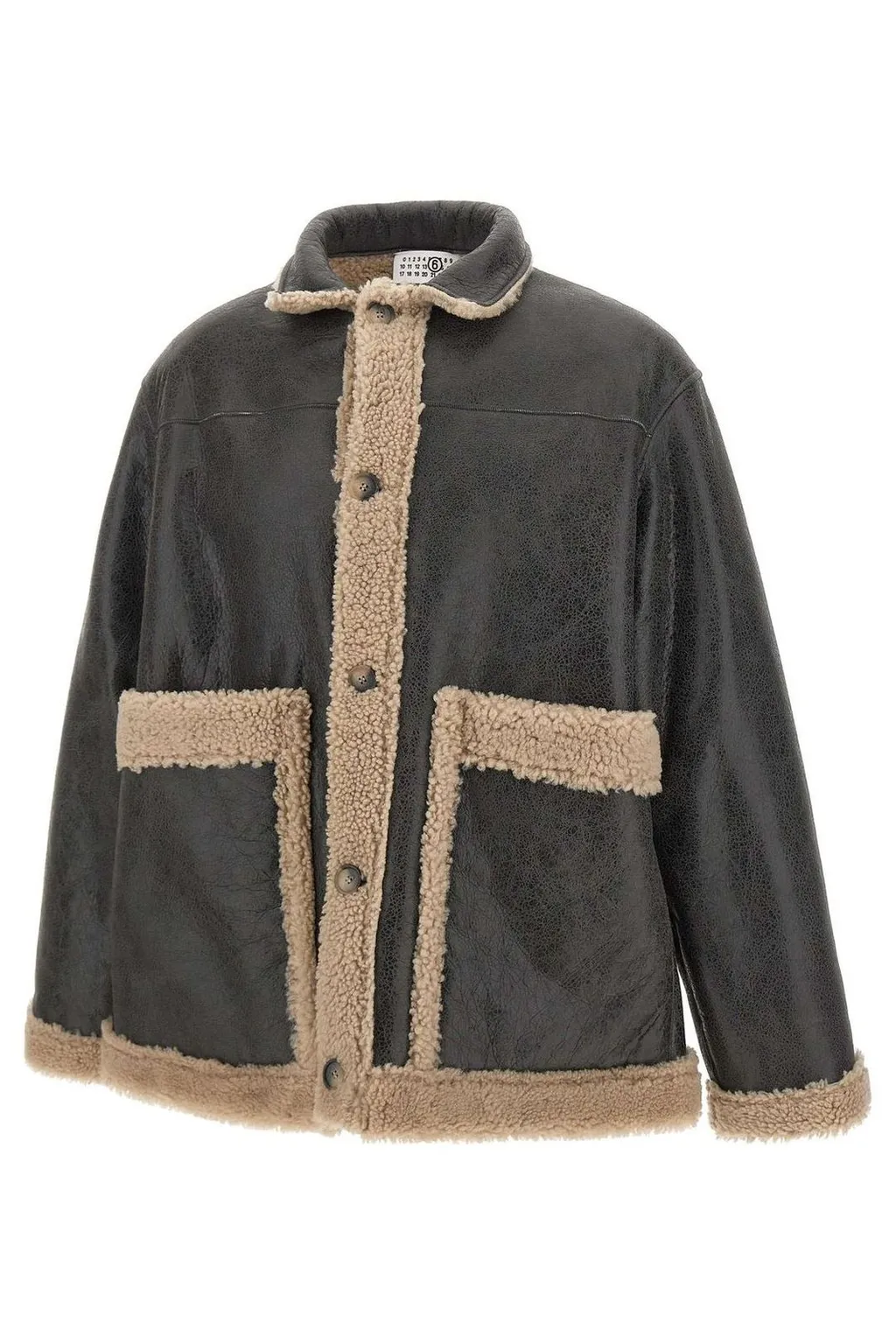 Mm6 Maison Margiela Buttoned Panelled Jacket