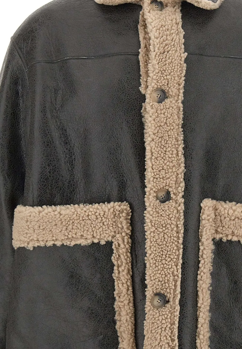 Mm6 Maison Margiela Buttoned Panelled Jacket