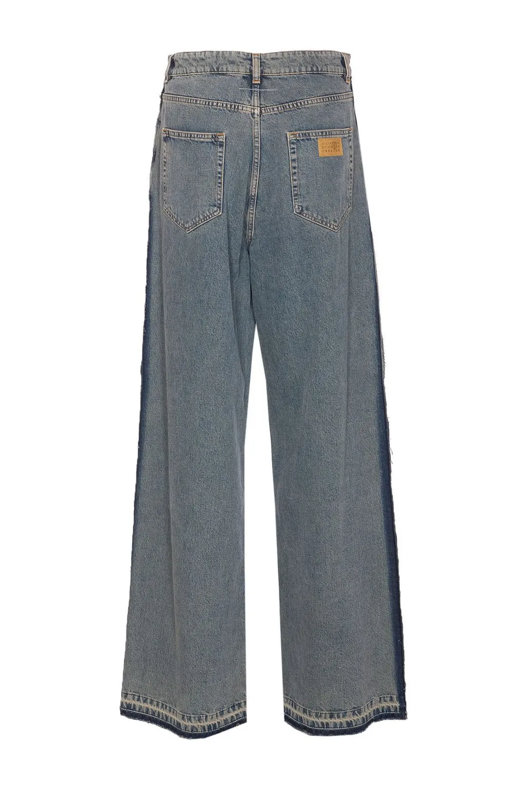 Mm6 Maison Margiela Distressed Straight-Leg Jeans