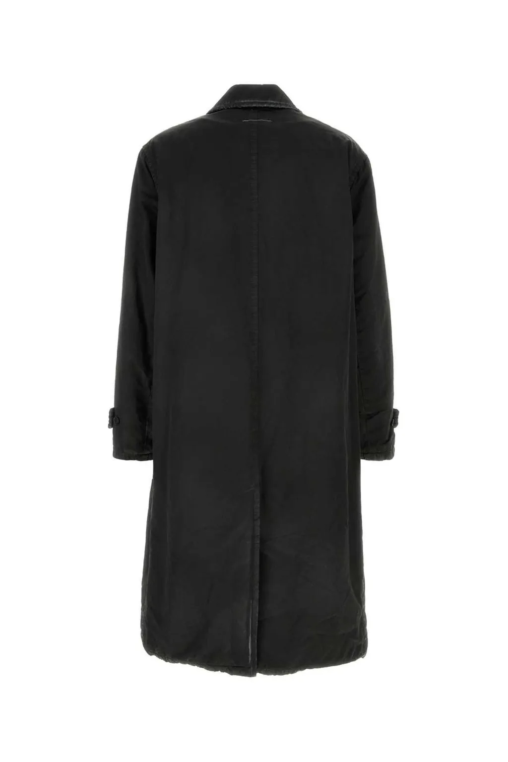 Mm6 Maison Margiela Waxed Single-Breasted Coat