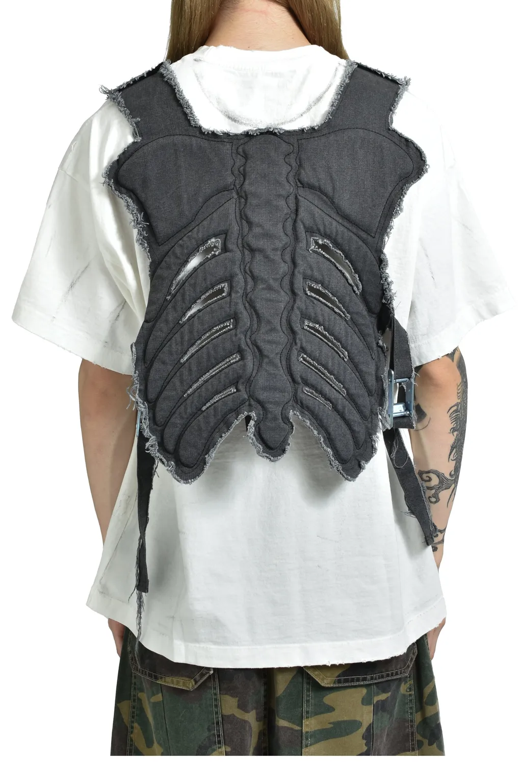 Skeleton Vest / Black