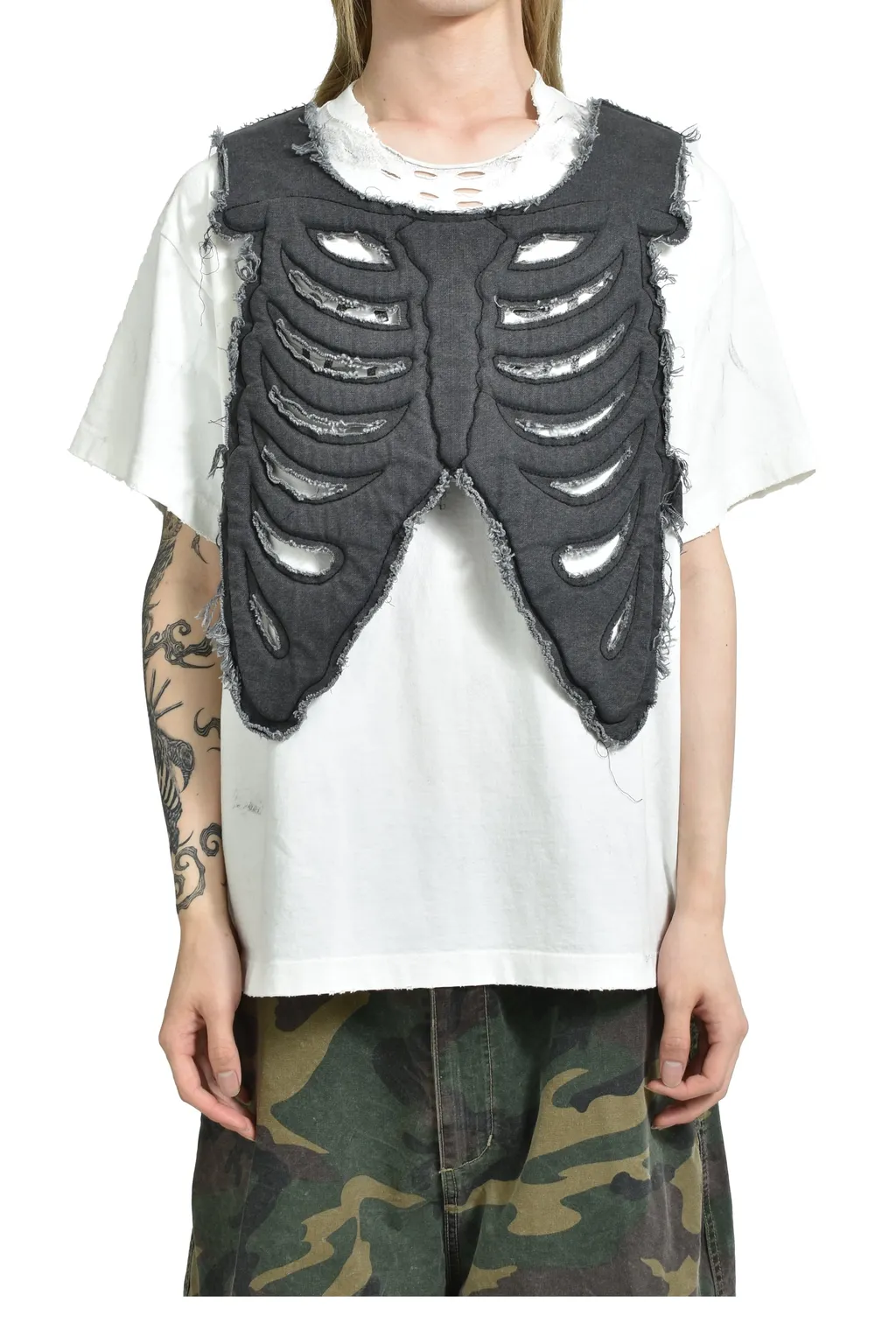 Skeleton Vest / Black