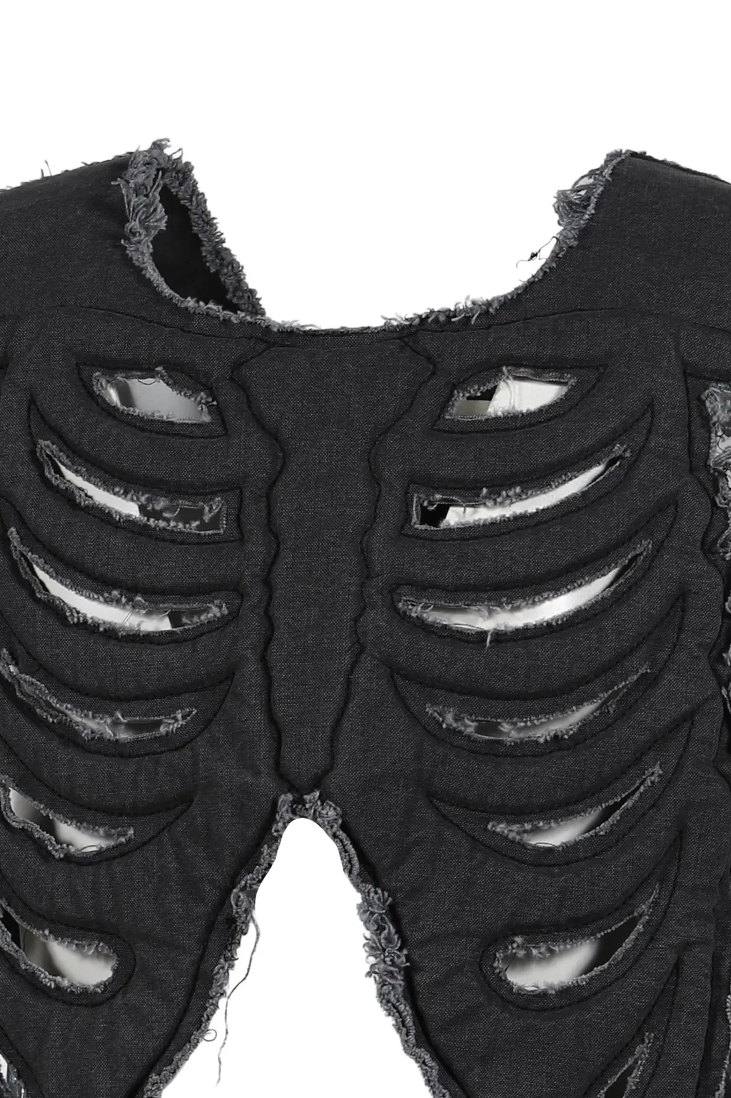 Skeleton Vest / Black