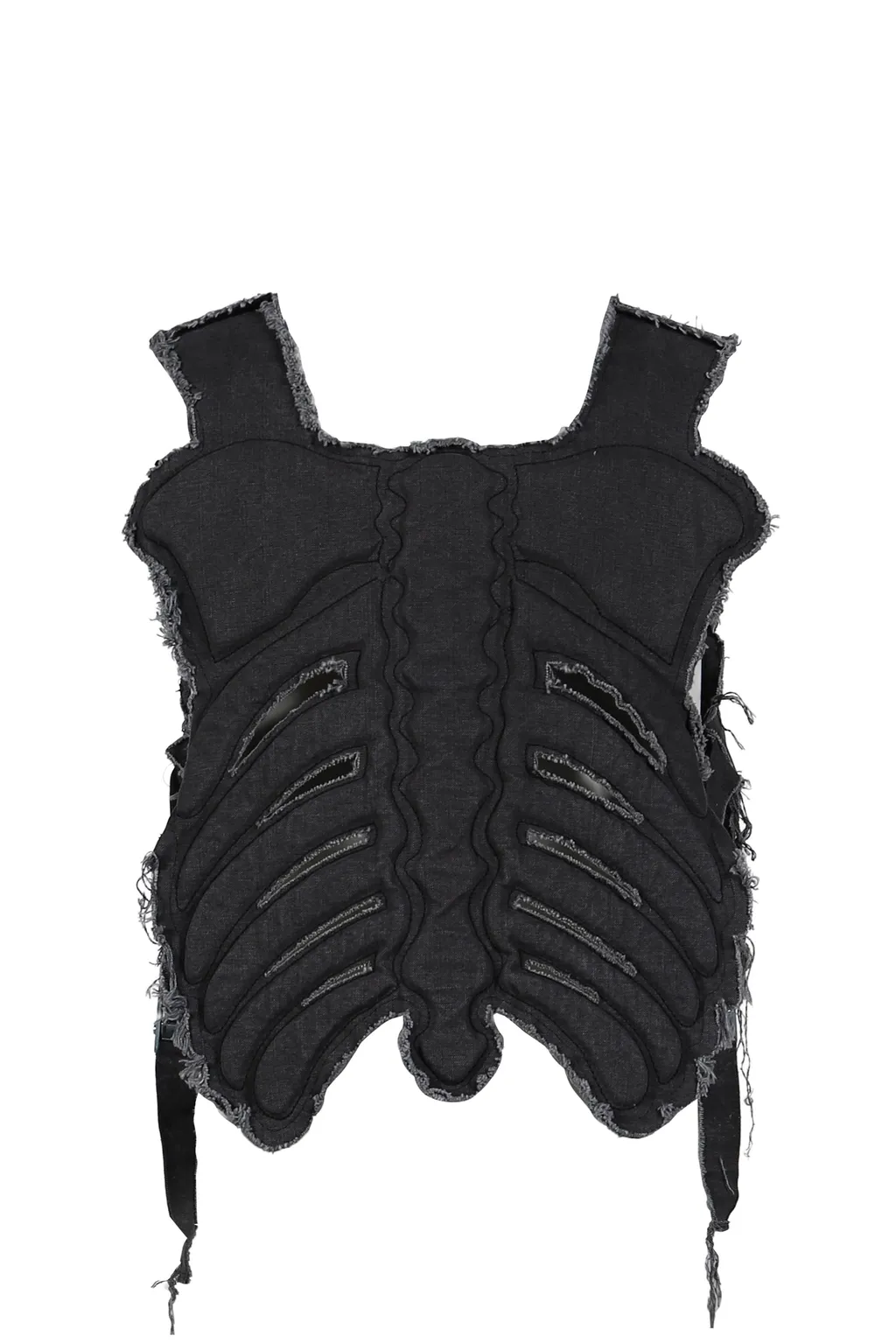 Skeleton Vest / Black