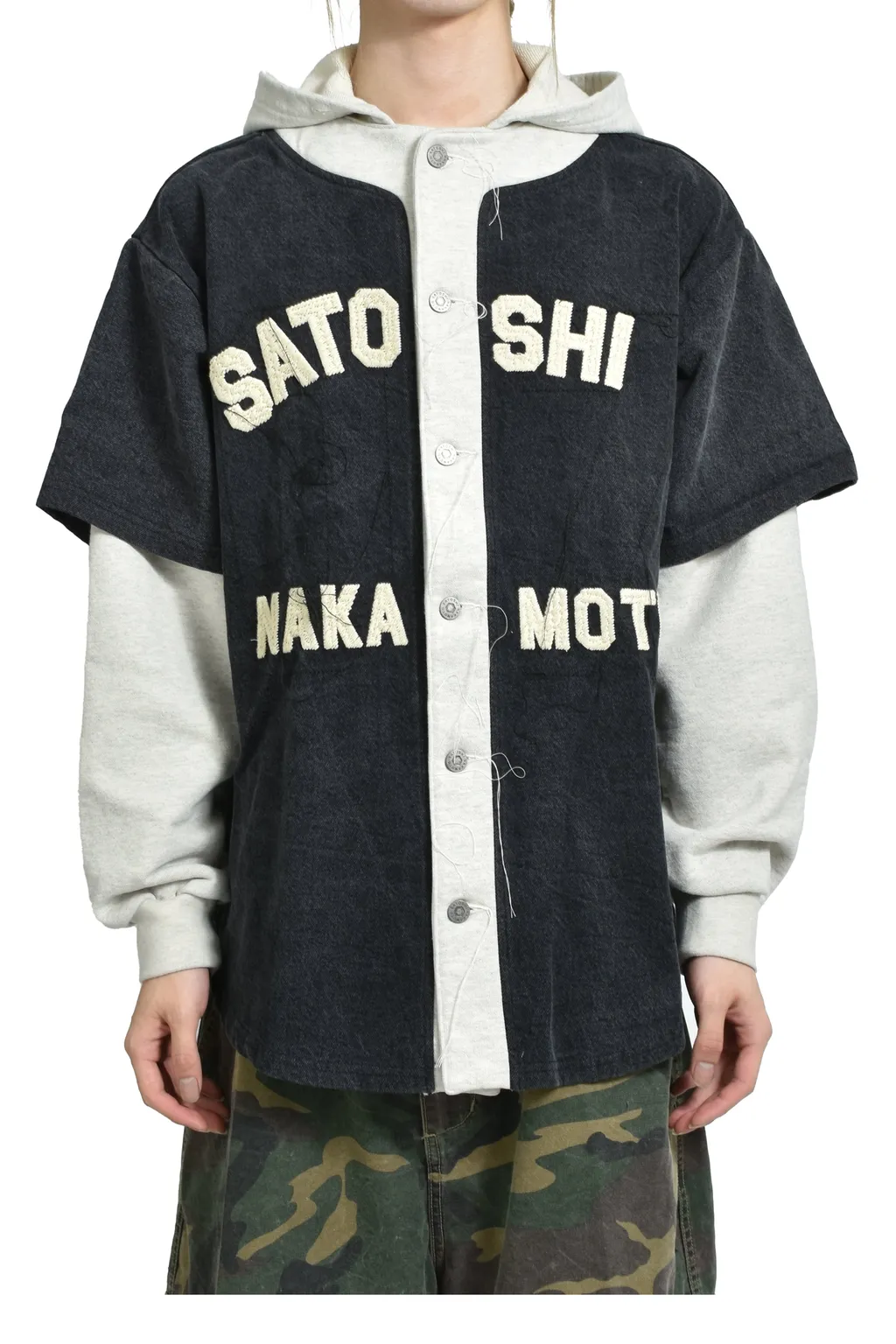 Knapp Ranch Baseball Hoodie / Blk Gry