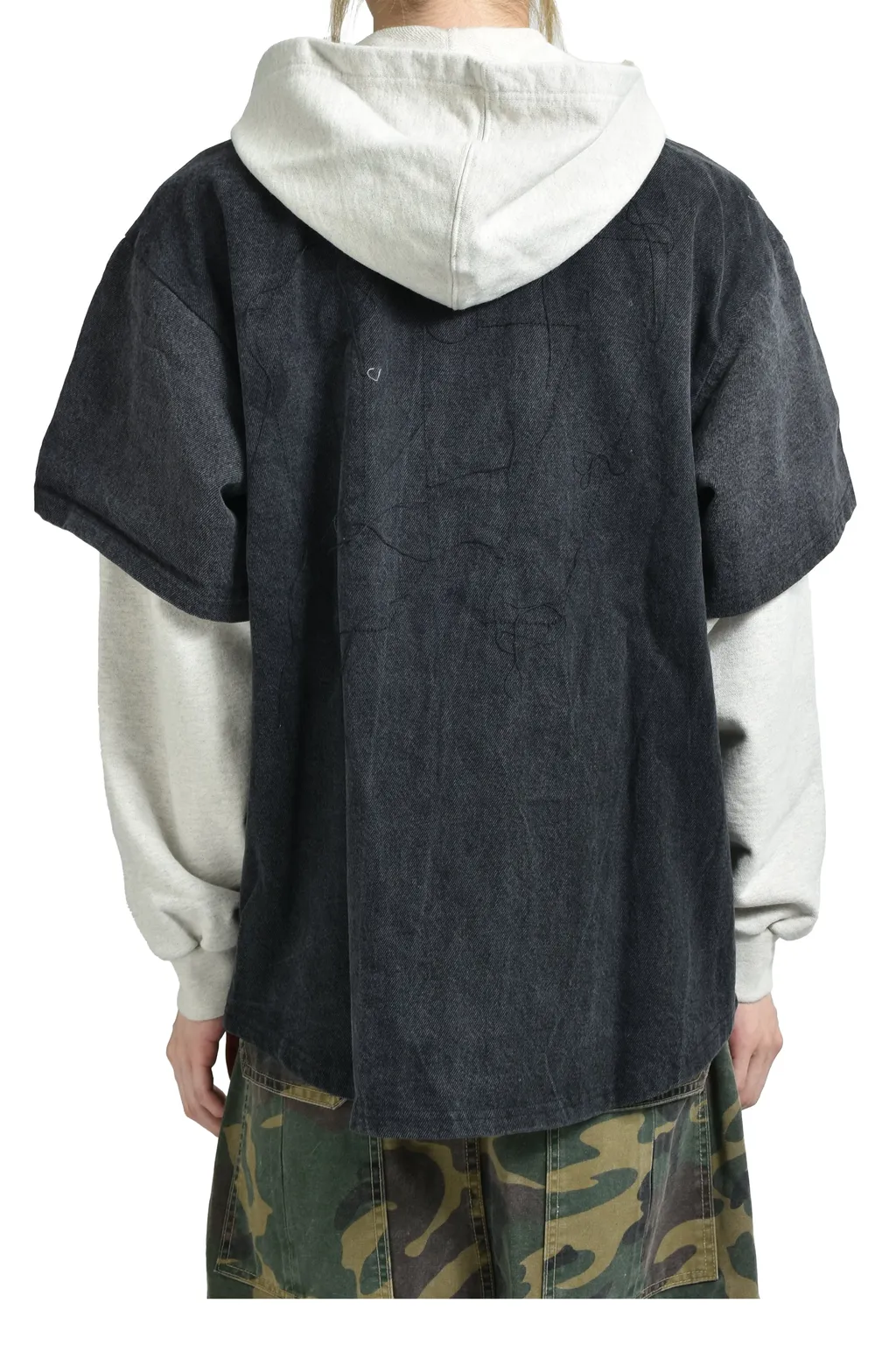 Knapp Ranch Baseball Hoodie / Blk Gry