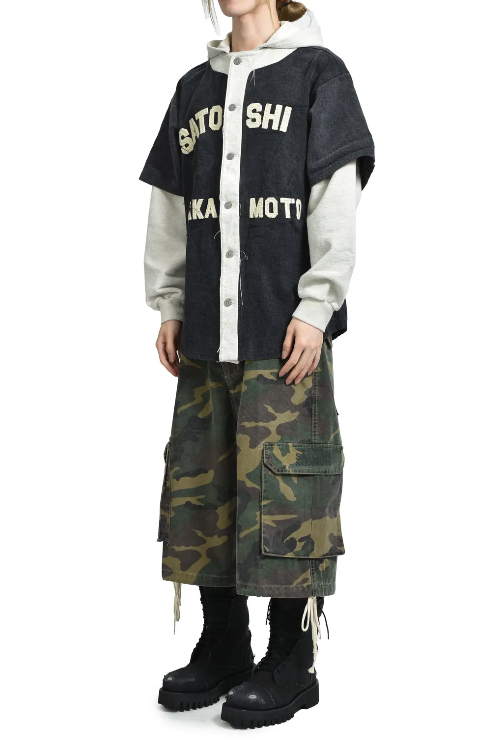 Knapp Ranch Baseball Hoodie / Blk Gry