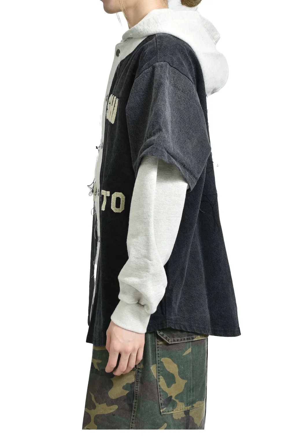 Knapp Ranch Baseball Hoodie / Blk Gry