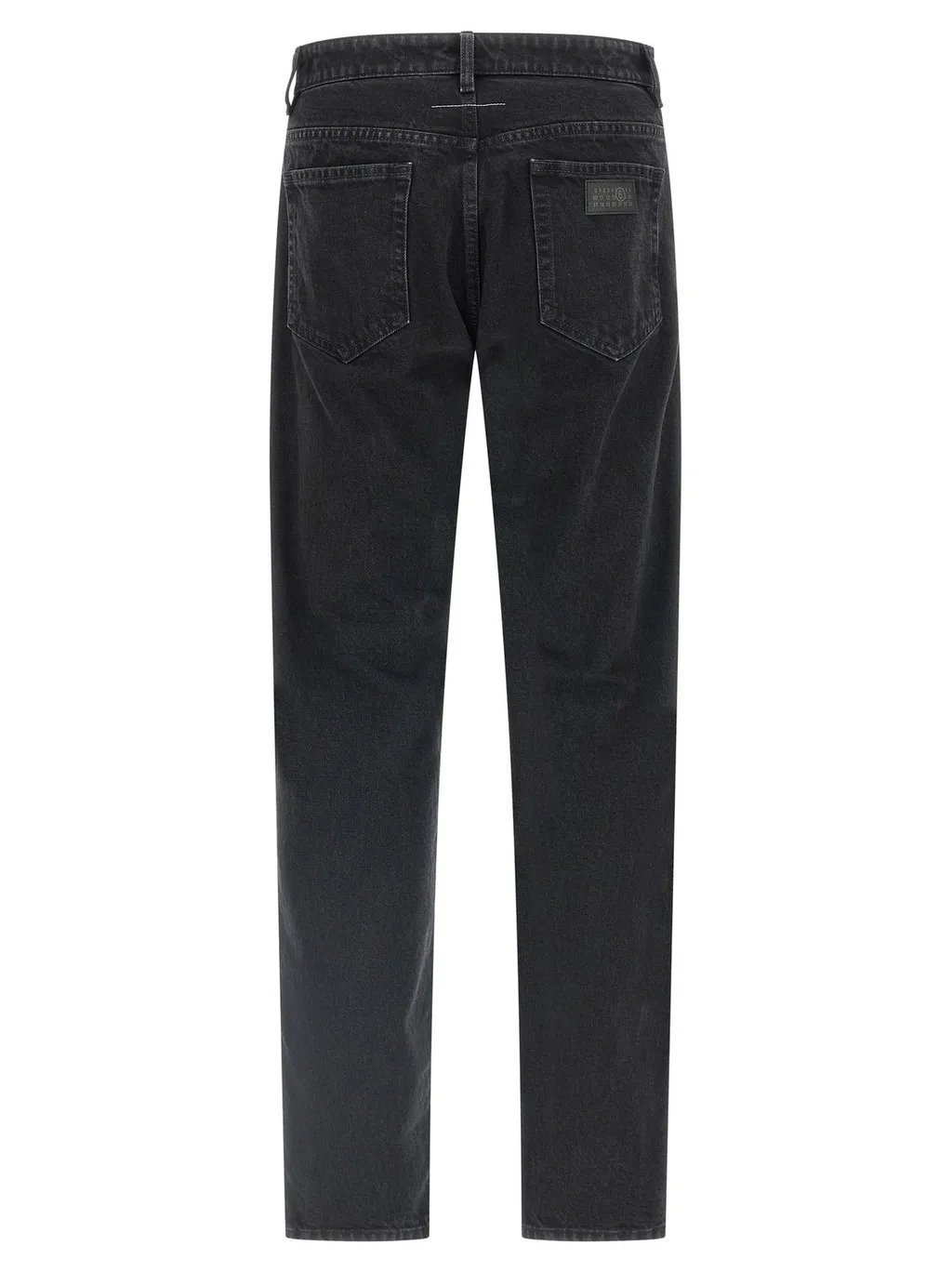 Mm6 Maison Margiela Logo Patch Taped Jeans