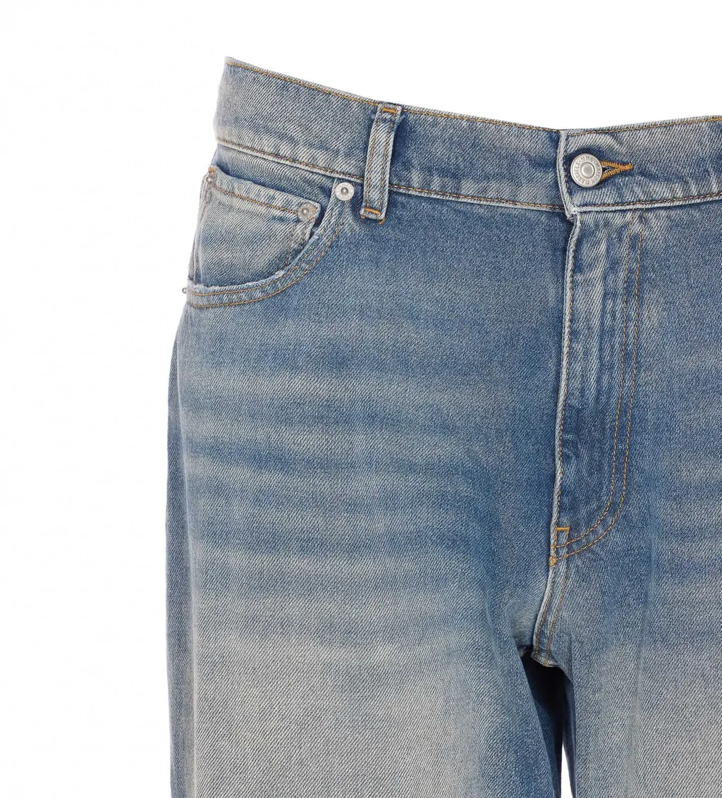 Mm6 Maison Margiela Logo Patch Bootcut Jeans