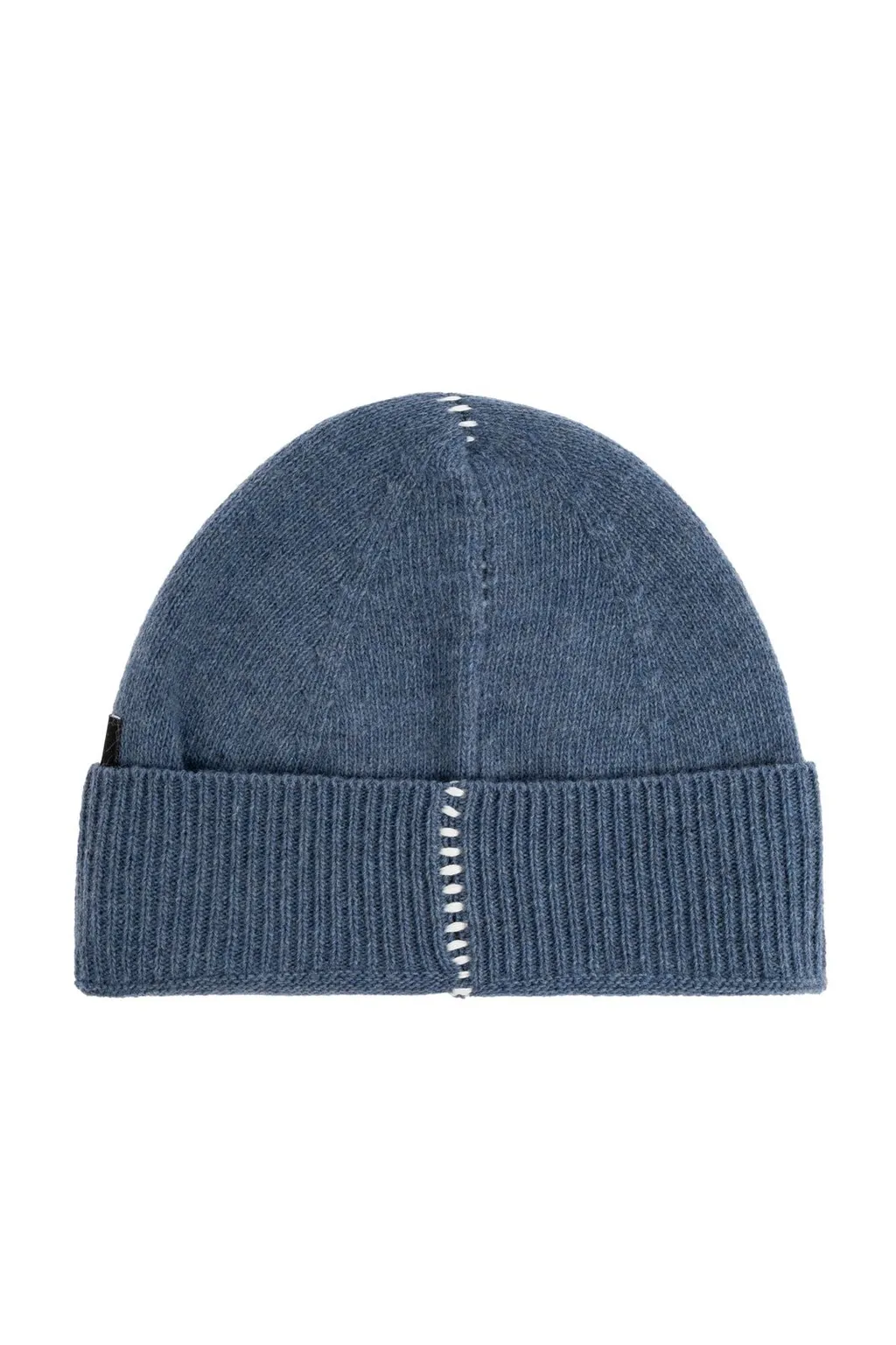 Mm6 Maison Margiela Logo Patch Knitted Beanie