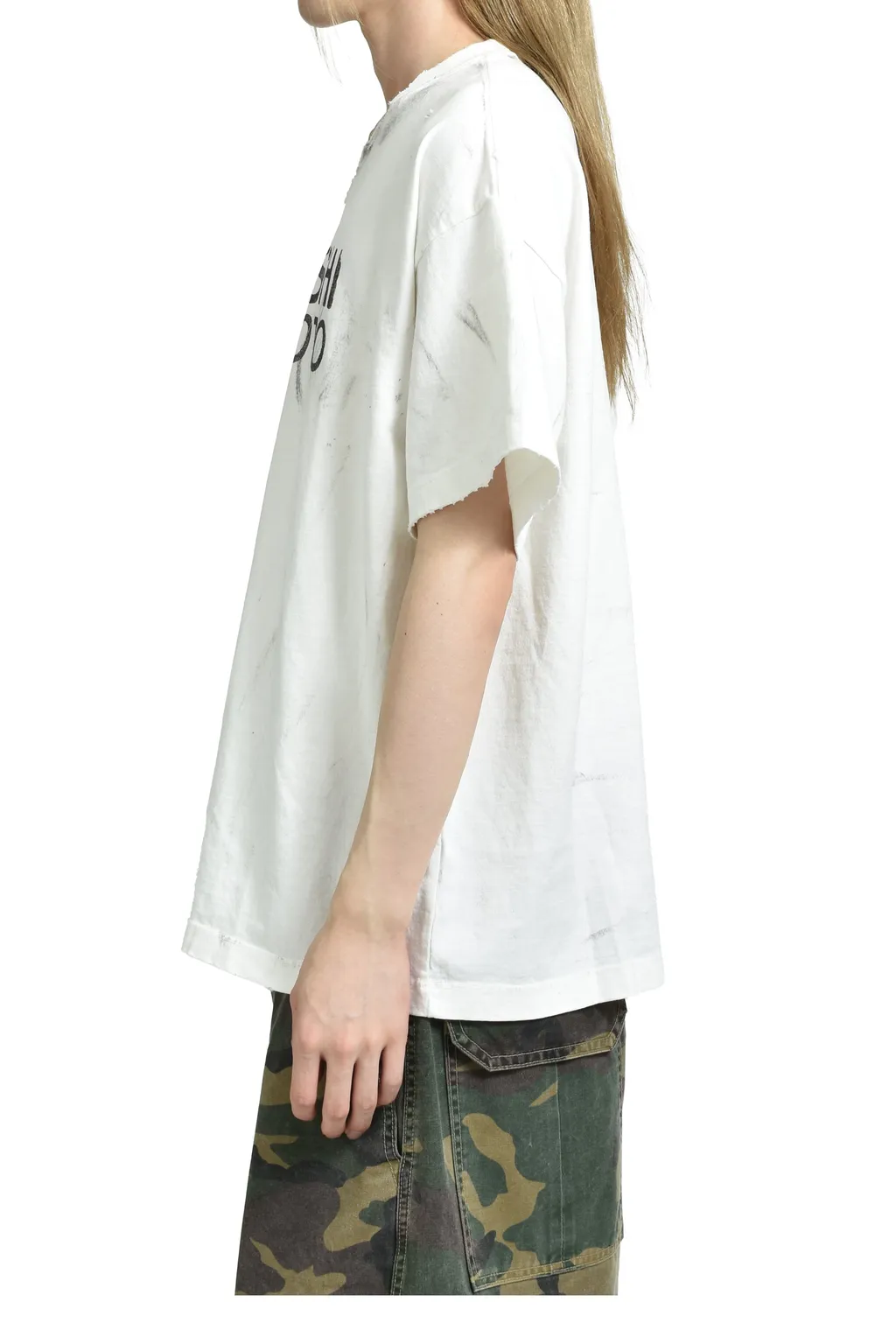 Destroyed Luke Tee / Wht