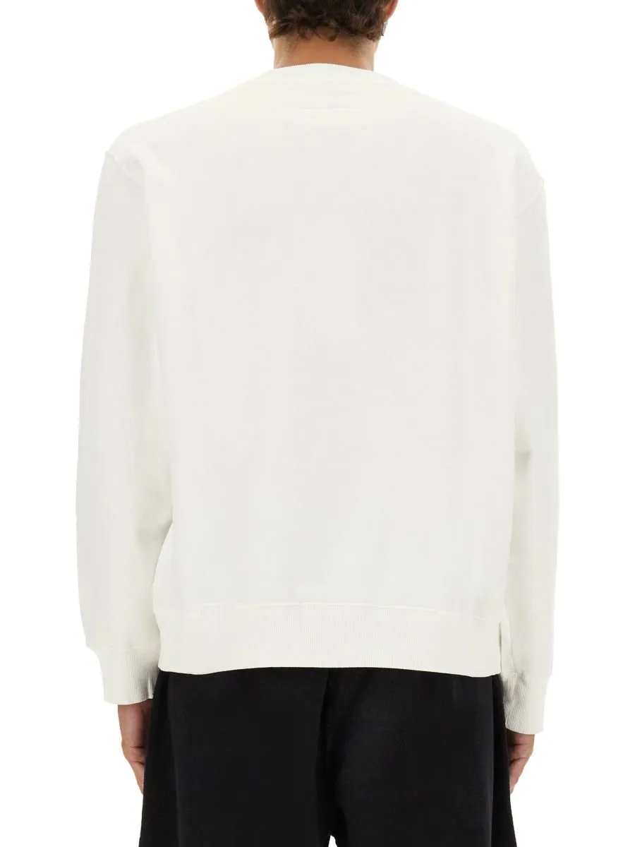 Mm6 Maison Margiela Logo Detailed Crewneck Sweatshirt