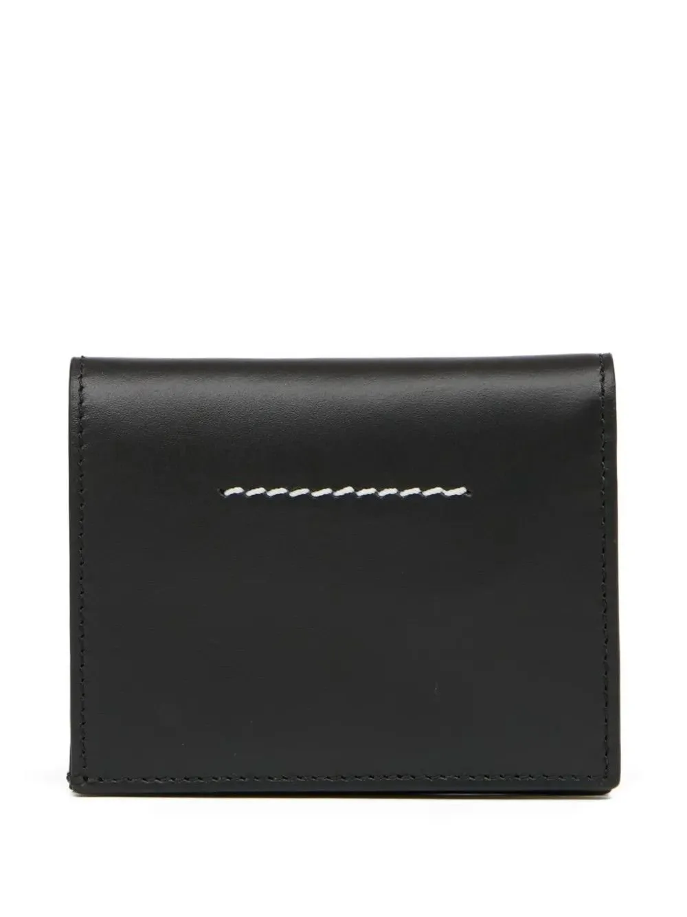 Mm6 Maison Margiela Logo-Patch Bi-Fold Wallet