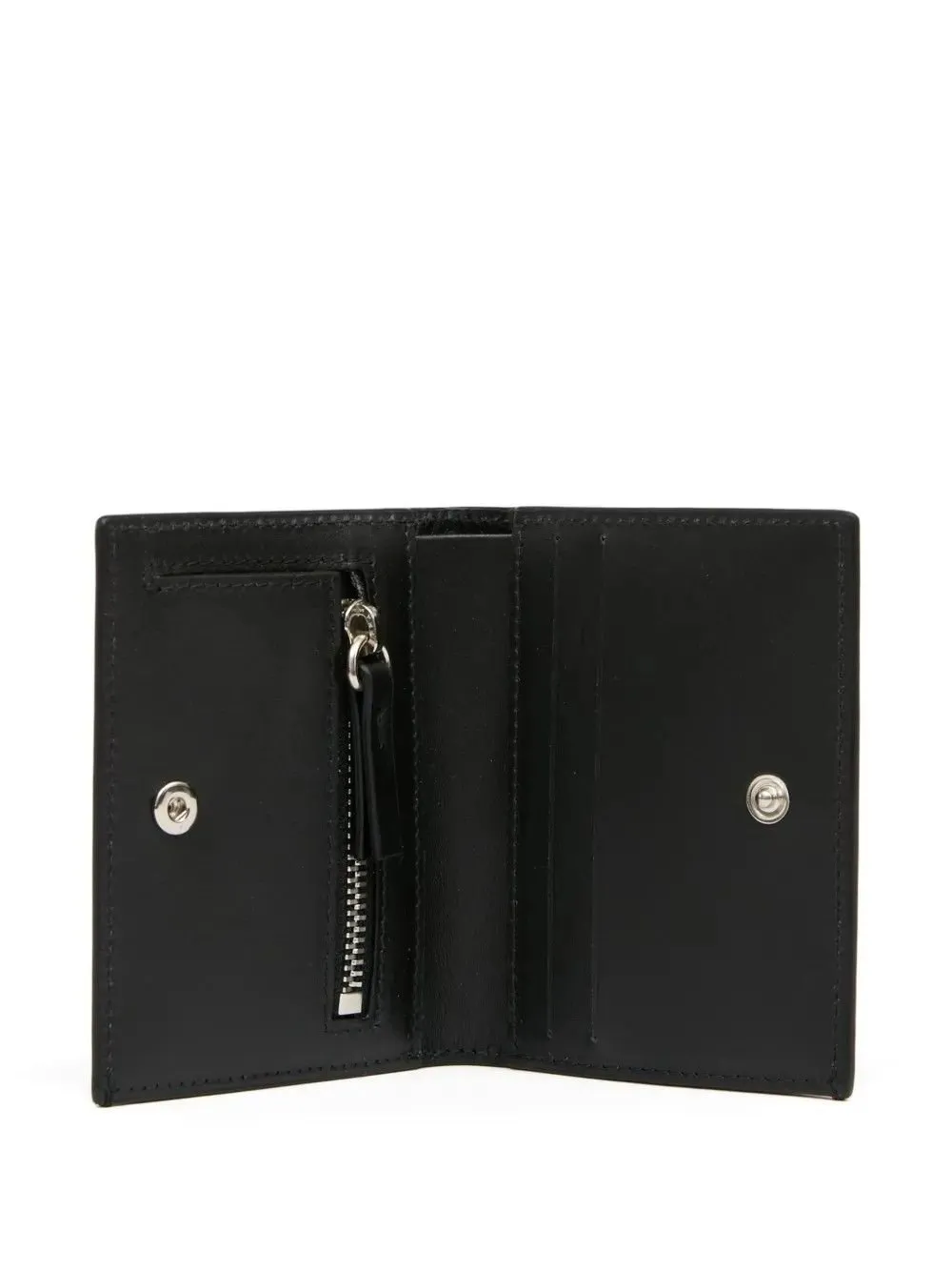 Mm6 Maison Margiela Logo-Patch Bi-Fold Wallet