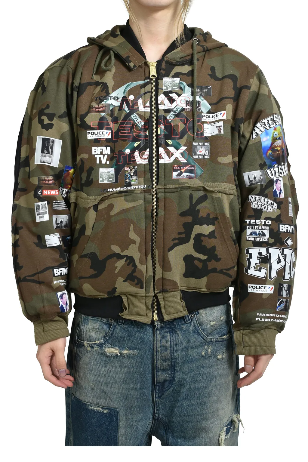 Testo Max Belts Camo - Bomber Jacket / Camo