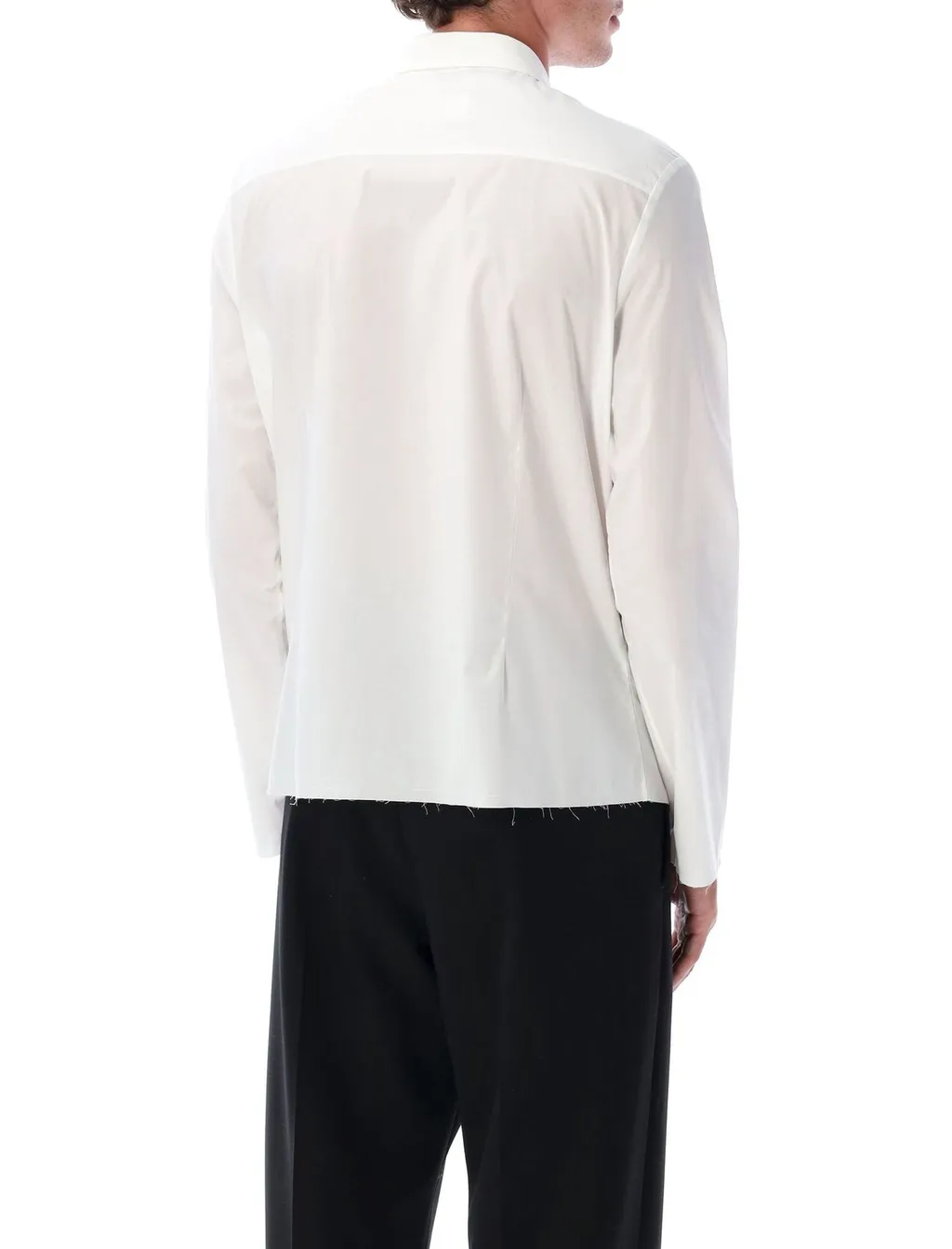 Mm6 Maison Margiela Logo Embroidered Shirt