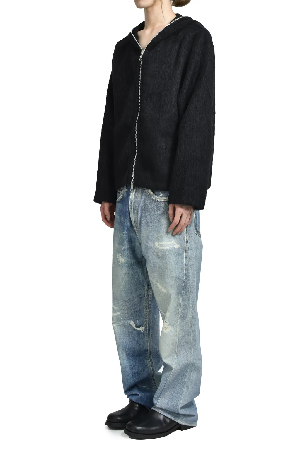 Full Zip Hood / Black