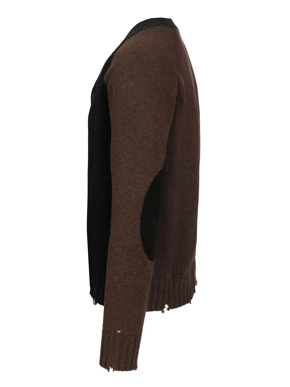 Mm6 Maison Margiela Distressed Cardigan