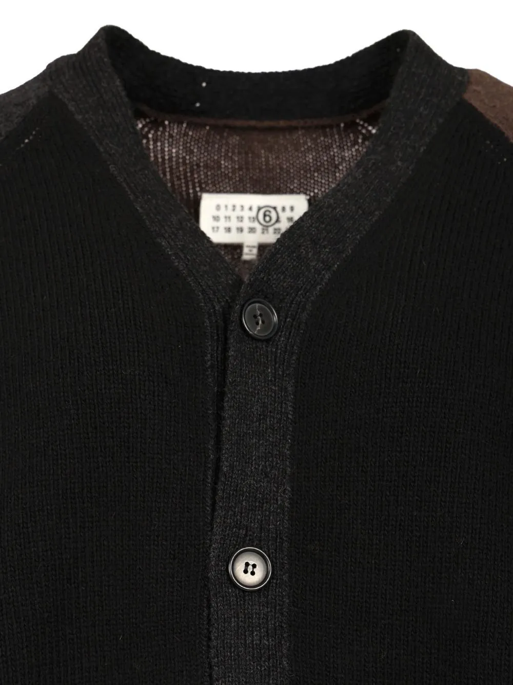 Mm6 Maison Margiela Distressed Cardigan