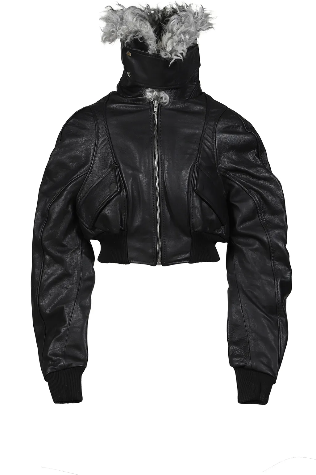 Consumer Cropped Bomber / Black