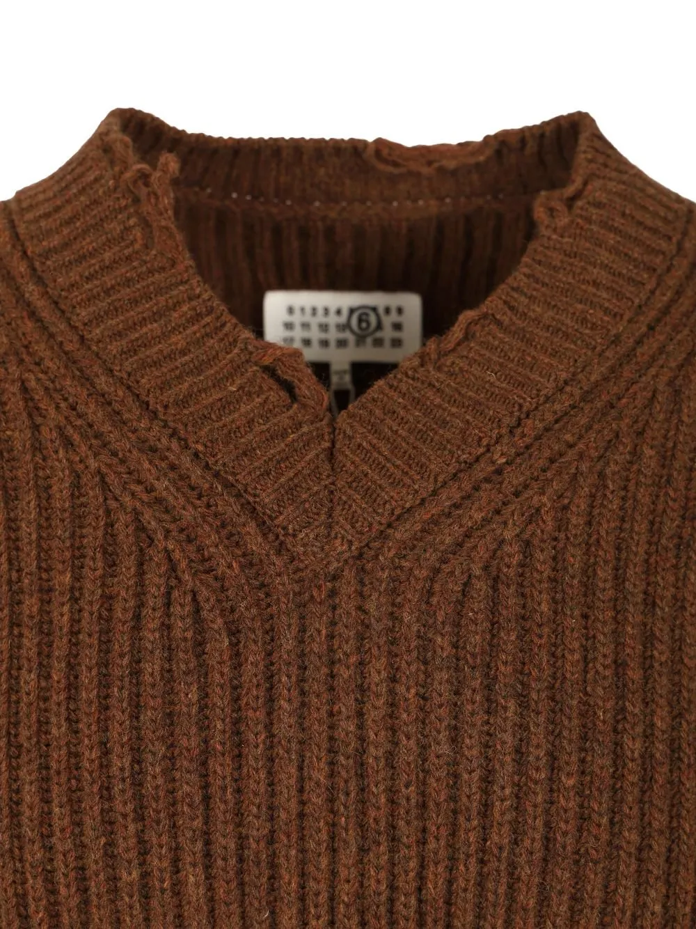 Mm6 Maison Margiela Knitted Distressed Jumper