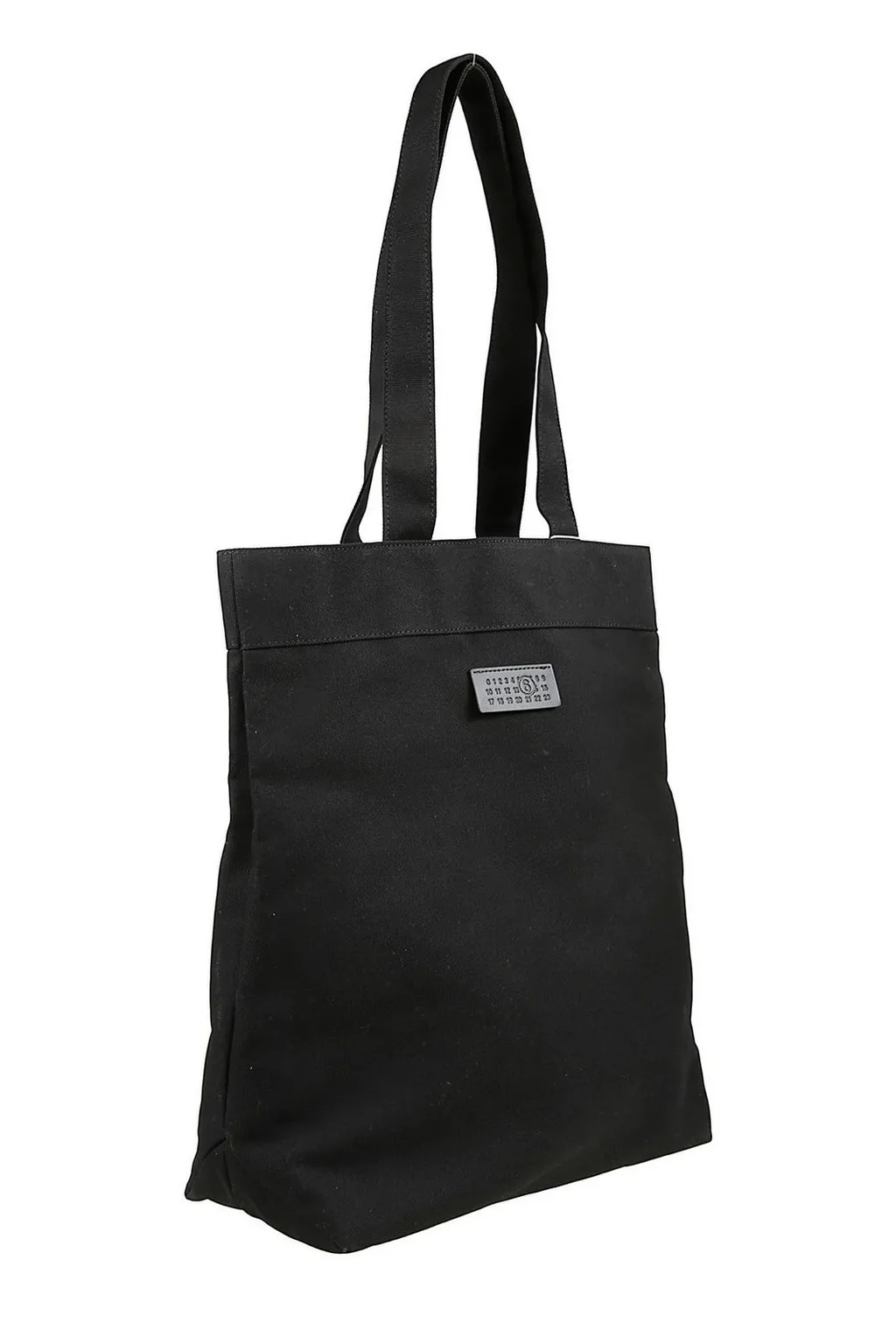 Mm6 Maison Margiela Logo-Patch Open Top Tote Bag