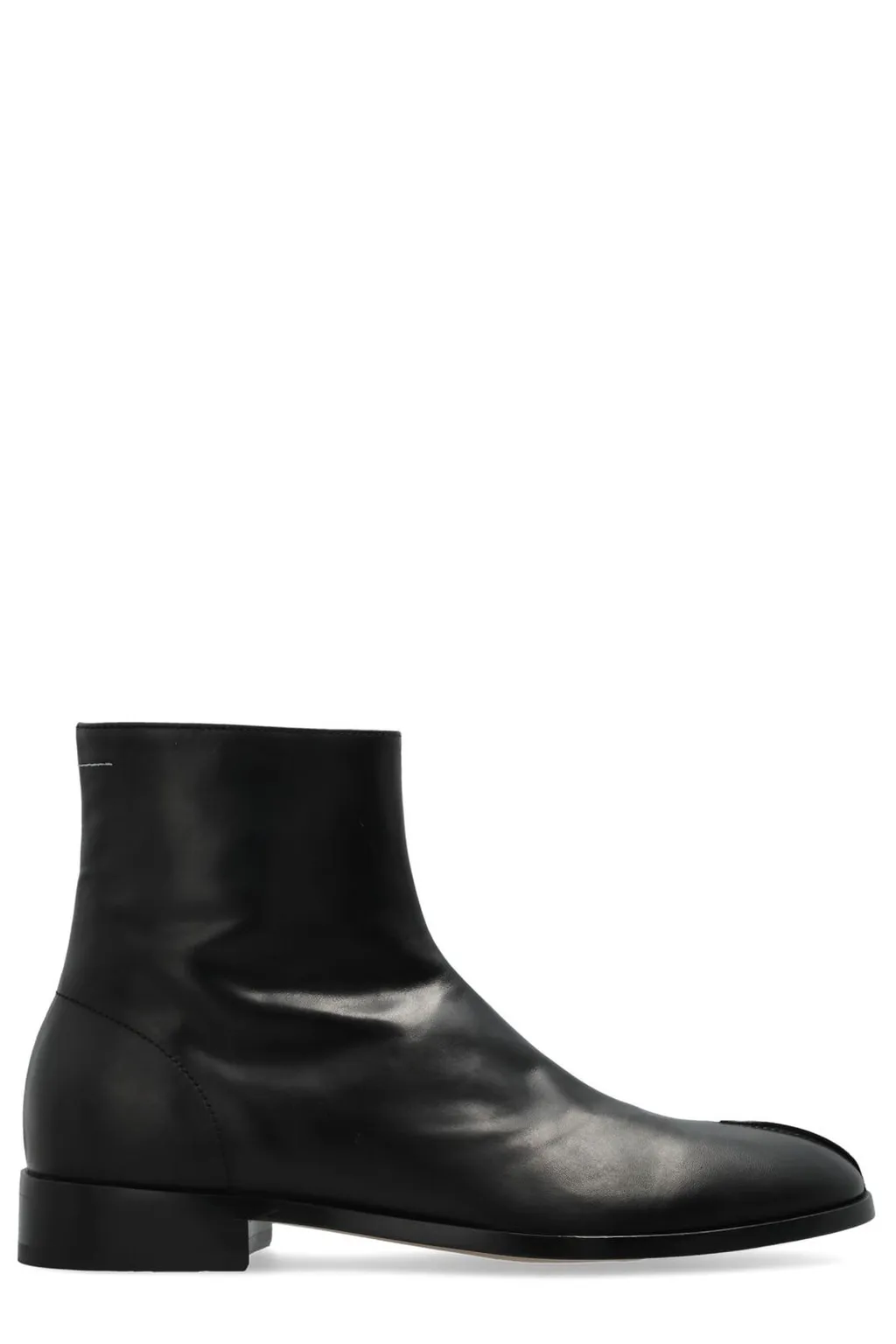 Mm6 Maison Margiela Round Toe Ankle Boots