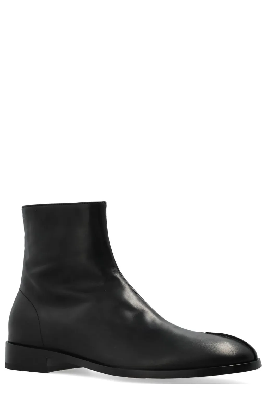 Mm6 Maison Margiela Round Toe Ankle Boots