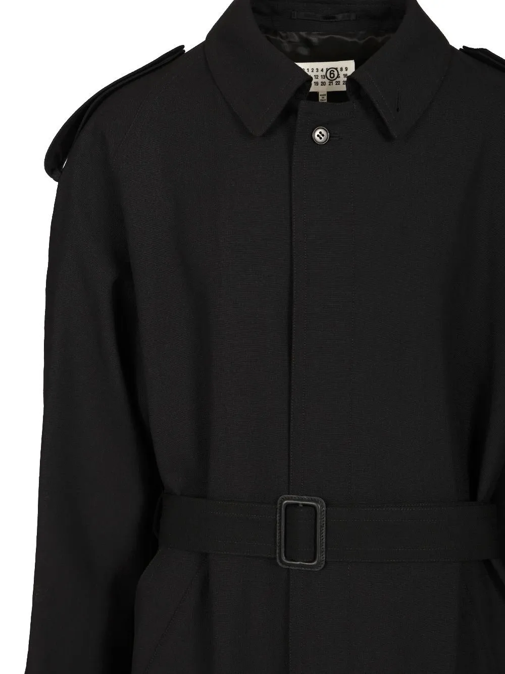 Mm6 Maison Margiela Belted Trench Coat