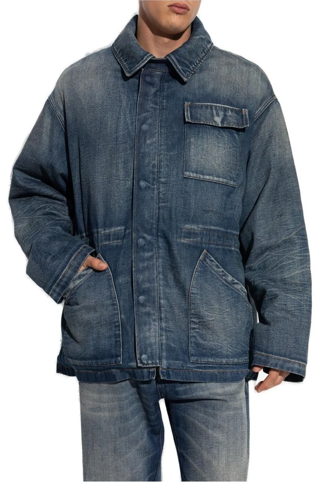 Mm6 Maison Margiela Insulated Denim Jacket