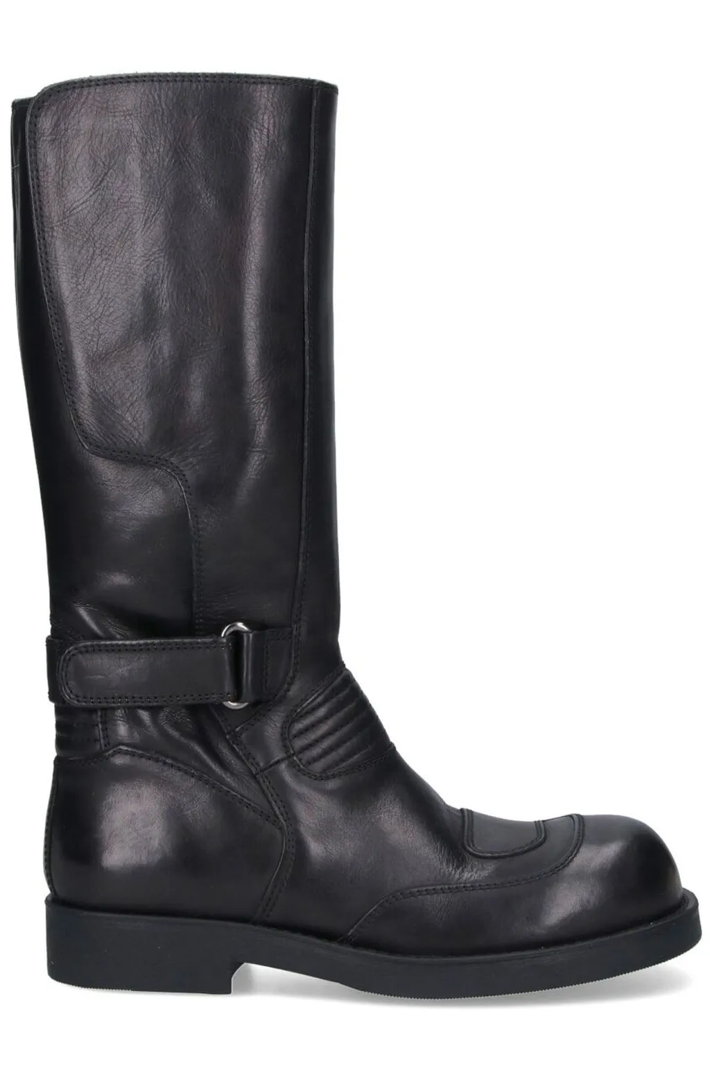 Mm6 Maison Margiela Buckle Detailed Biker Boots