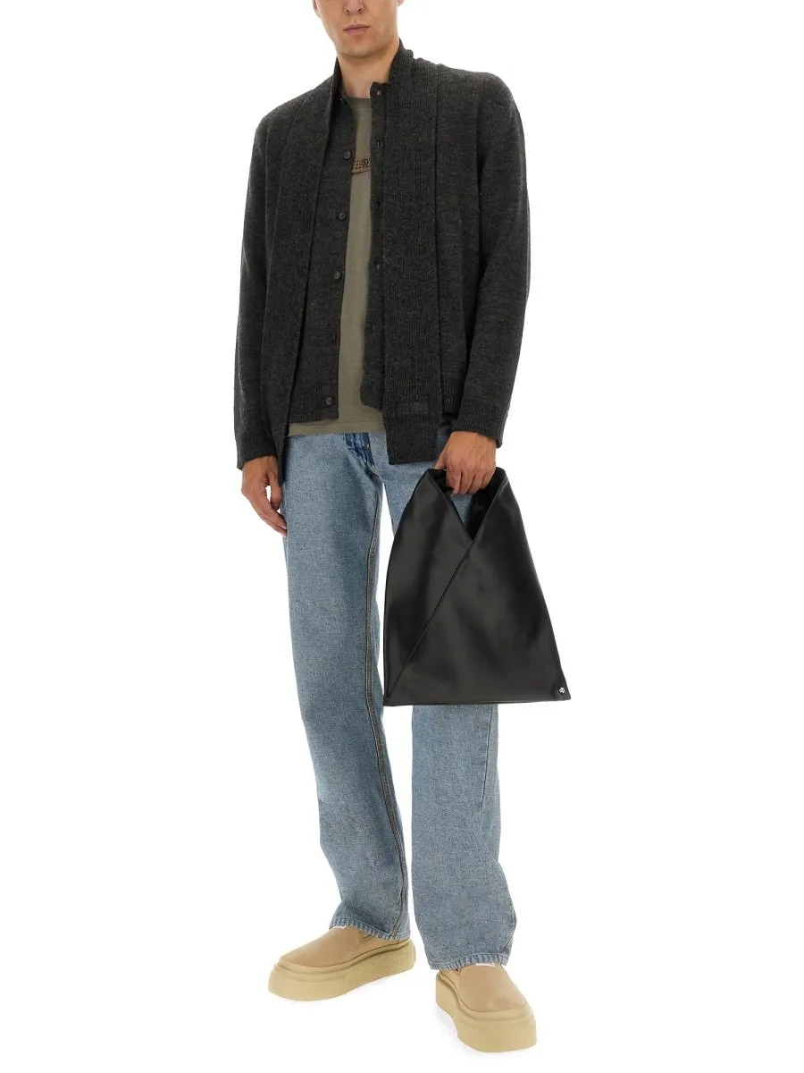 Mm6 Maison Margiela Scarf Knit Cardigan