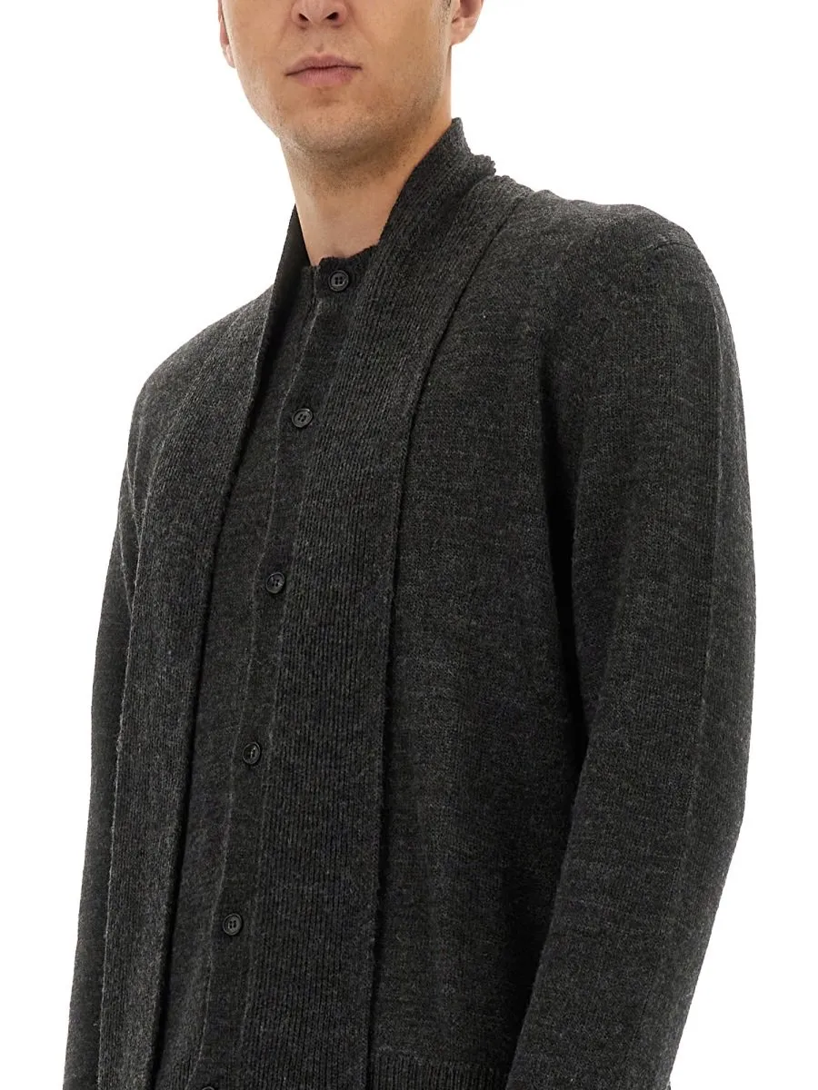 Mm6 Maison Margiela Scarf Knit Cardigan