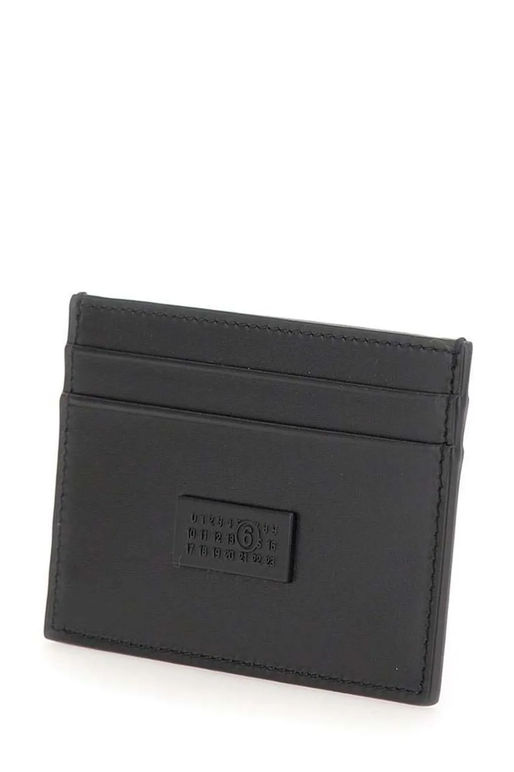 Mm6 Maison Margiela Logo Patch Open Top Cardholder