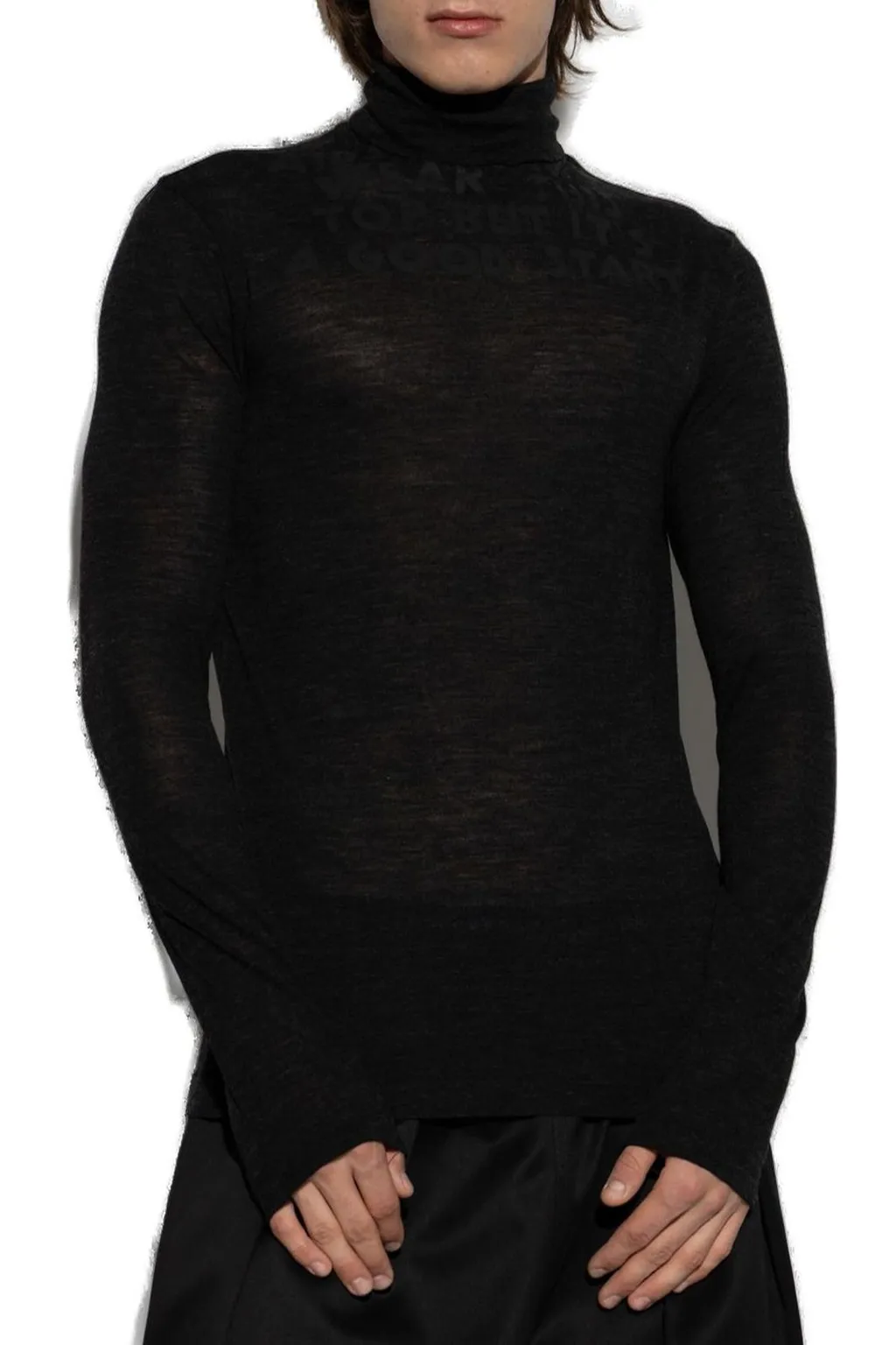 Mm6 Maison Margiela Turtleneck Long-Sleeved Jumper