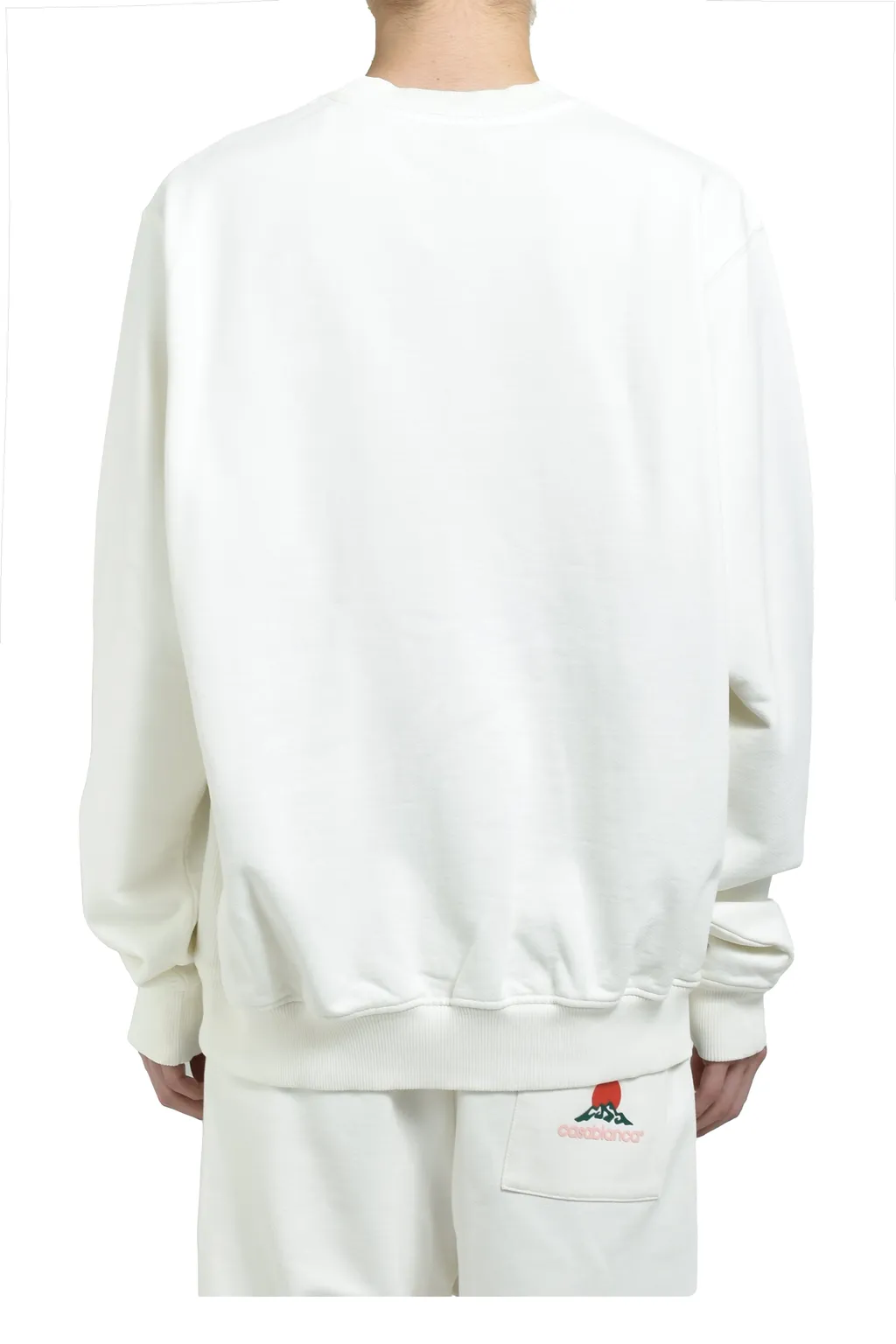 Casa Way Mountain Embroidered Sweatshirt / Wht