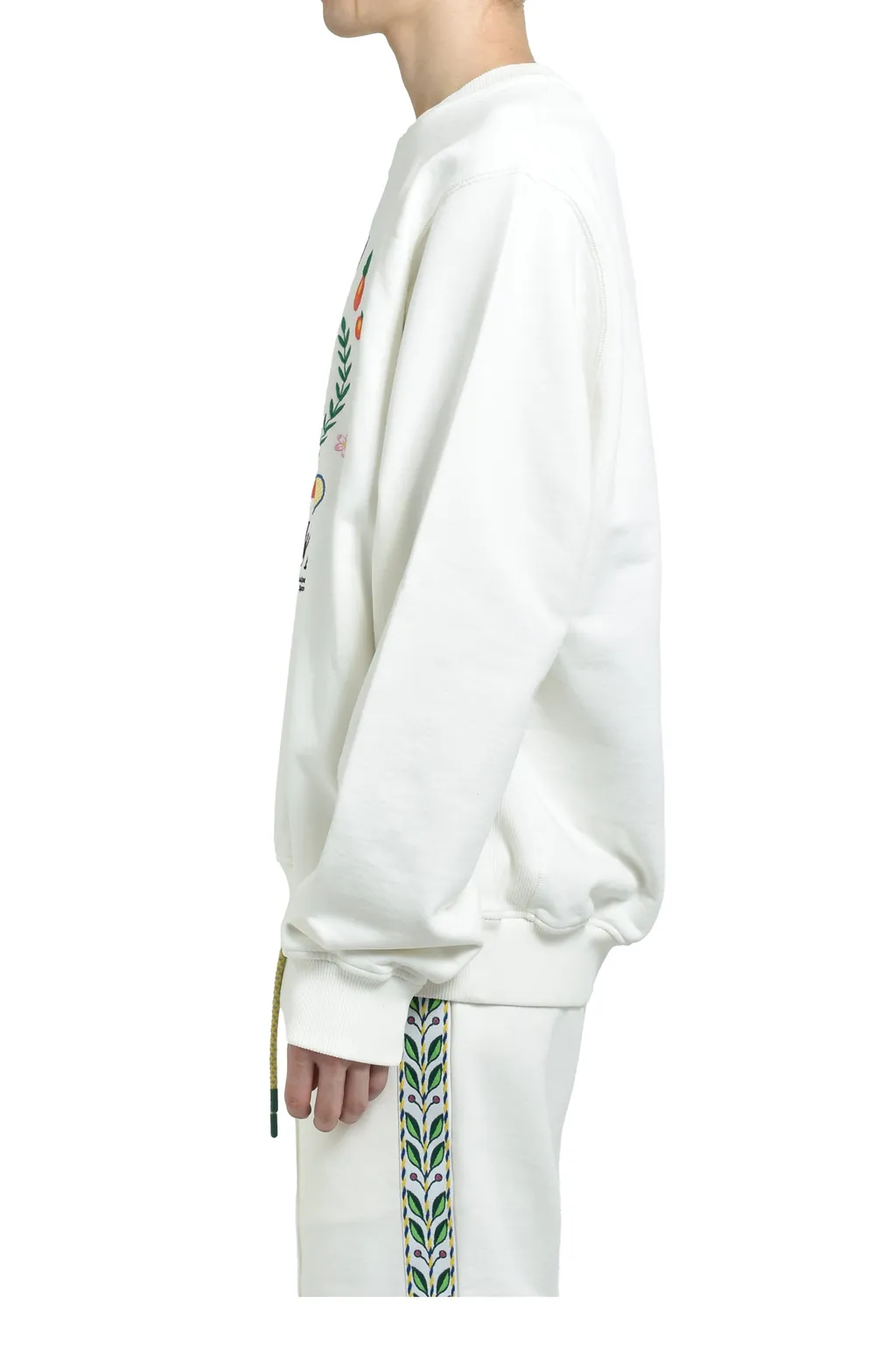 Casa Way Mountain Embroidered Sweatshirt / Wht