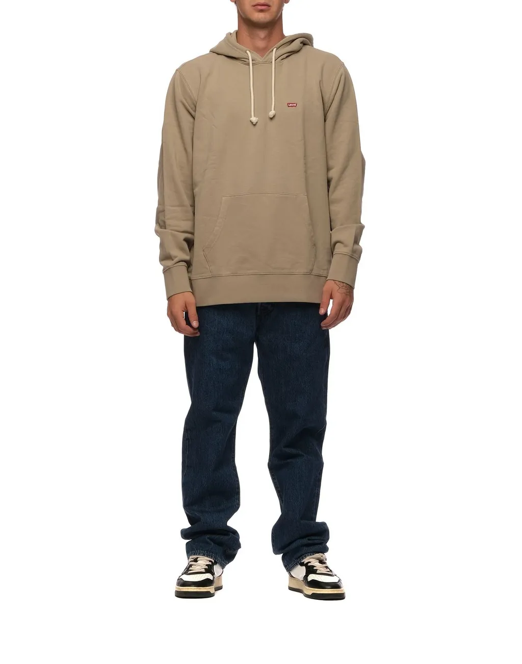 Levi's Logo Patch Drawstring Hoodie