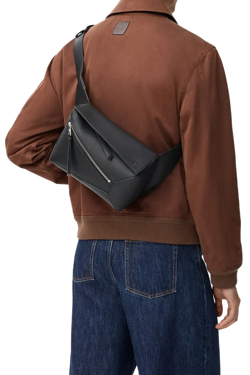 Puzzle Edge Small Bumbag / Blk