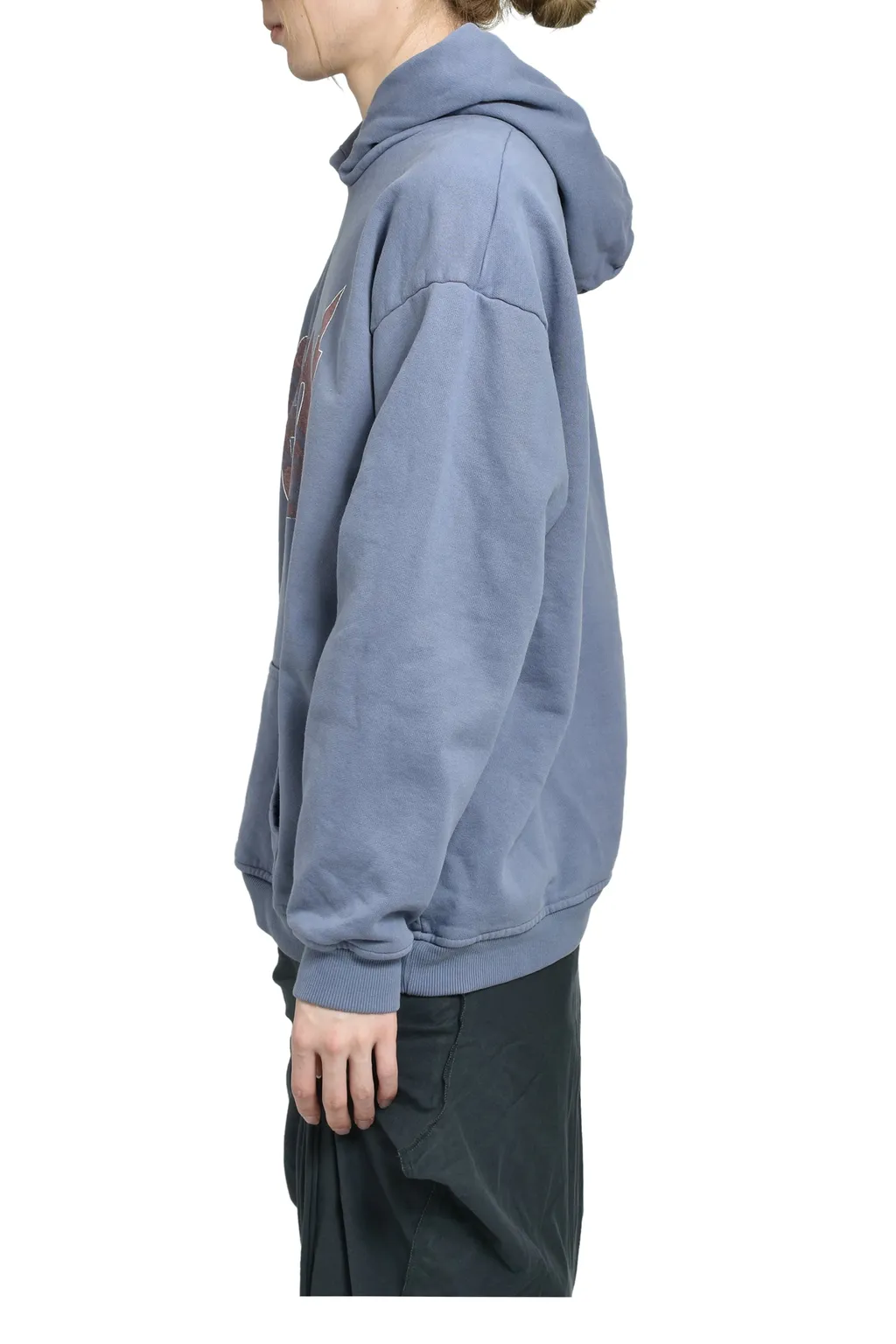Bleached Graft Hoodie / Blu Gry